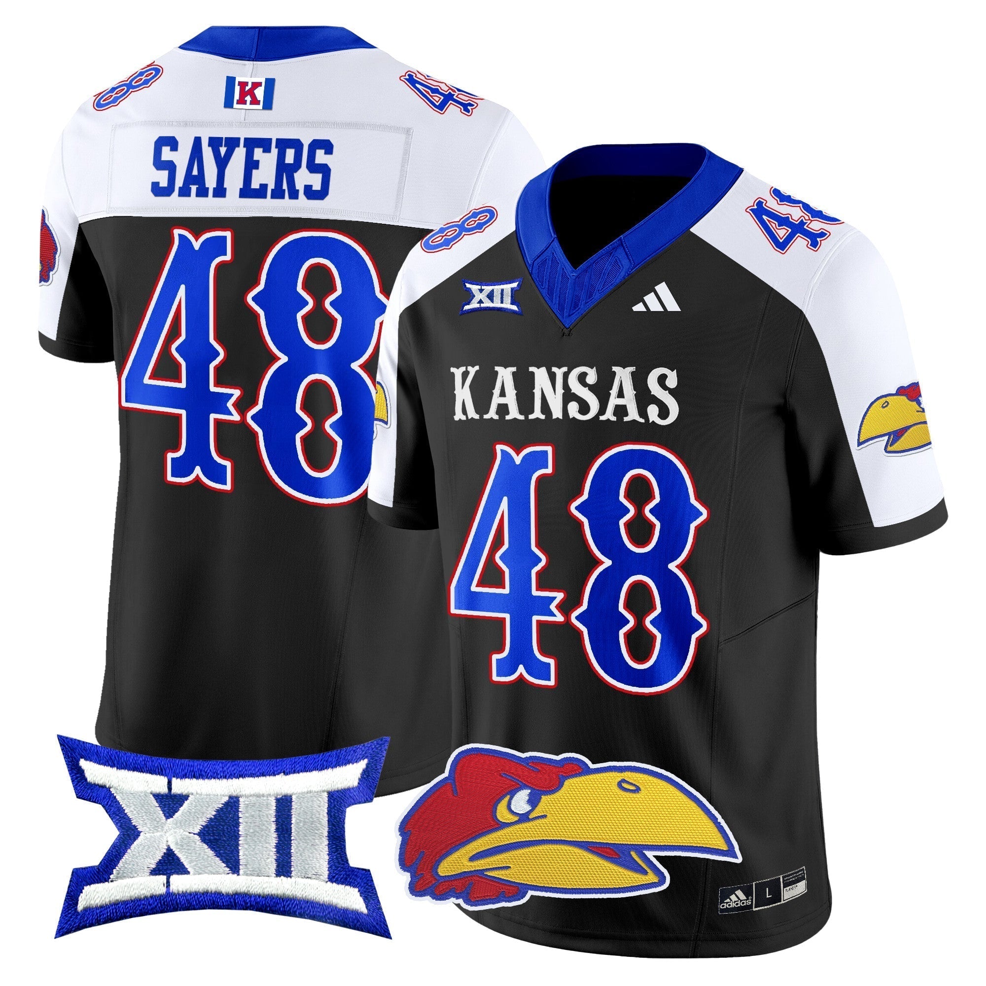 Men Kansas Jayhawks 2024 Vapor Limited Jersey V2 - All Stitched