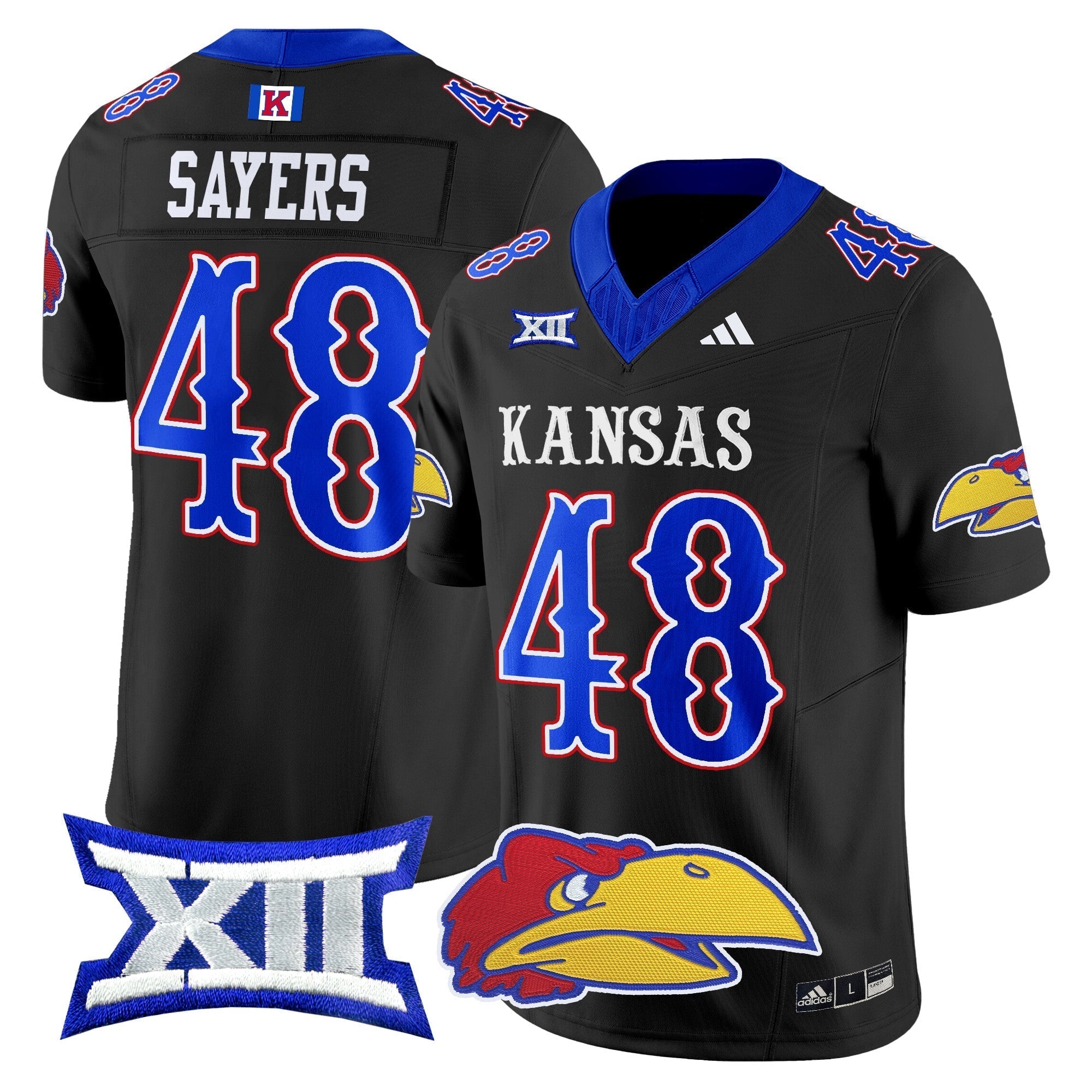 Men Kansas Jayhawks 2024 Vapor Limited Jersey V2 - All Stitched