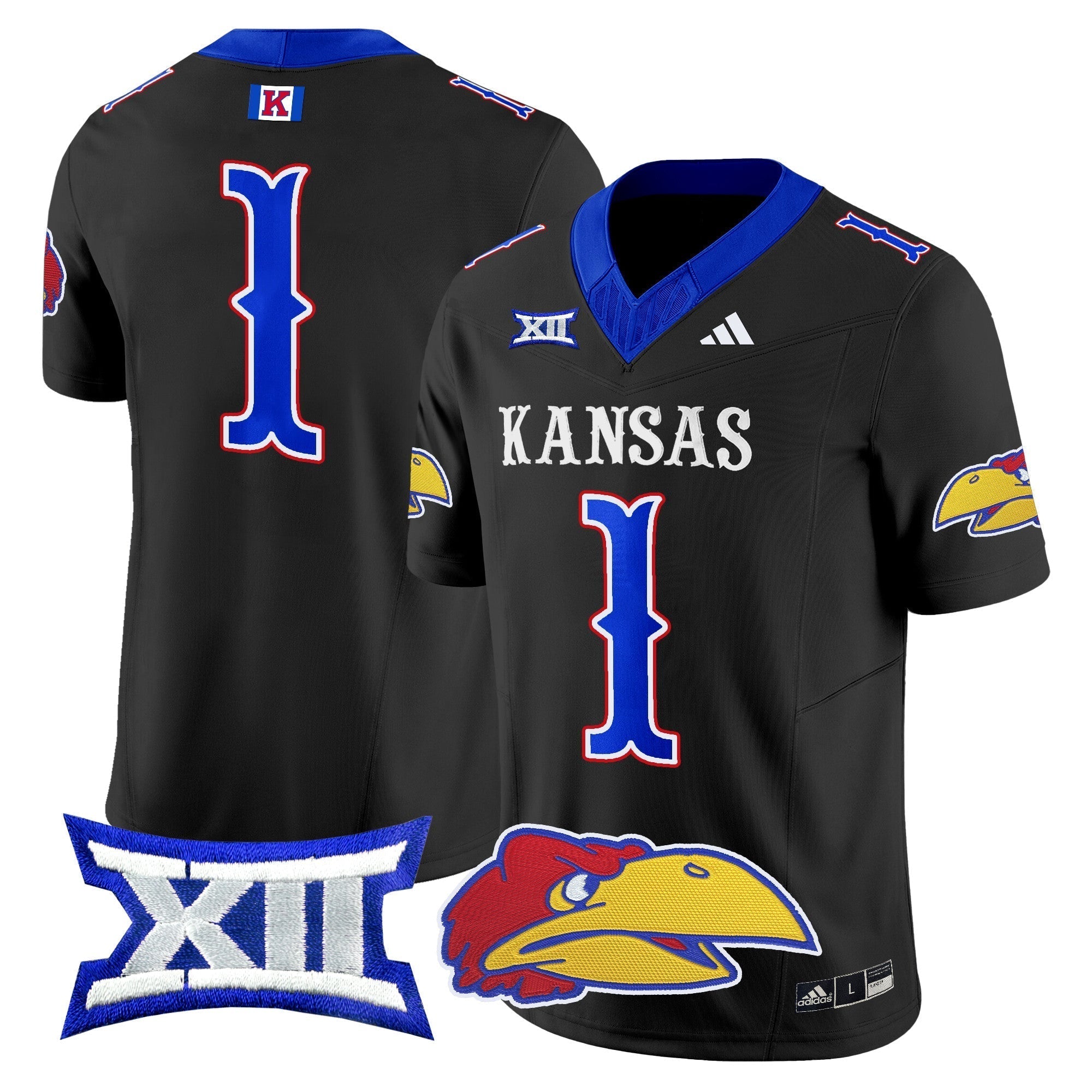 Men Kansas Jayhawks 2024 Vapor Limited Jersey V2 - All Stitched