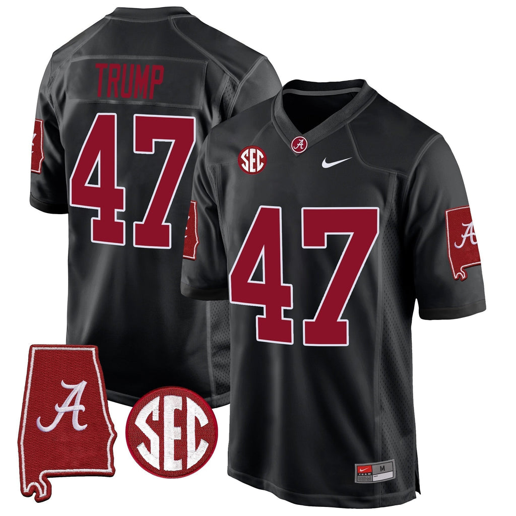 Men Alabama Crimson Tide 2024 Alabama Map Patch Game Jersey - All Stitched