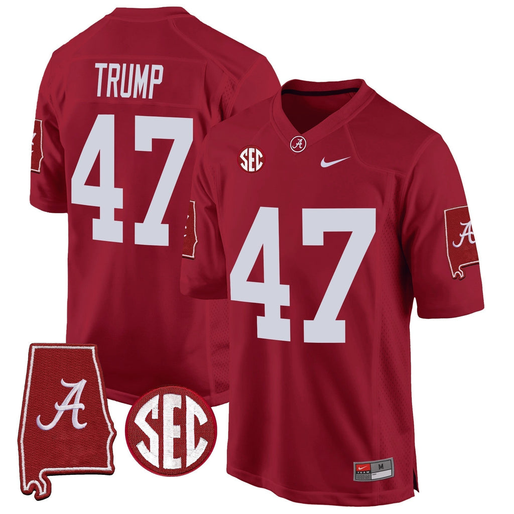 Men Alabama Crimson Tide 2024 Alabama Map Patch Game Jersey - All Stitched