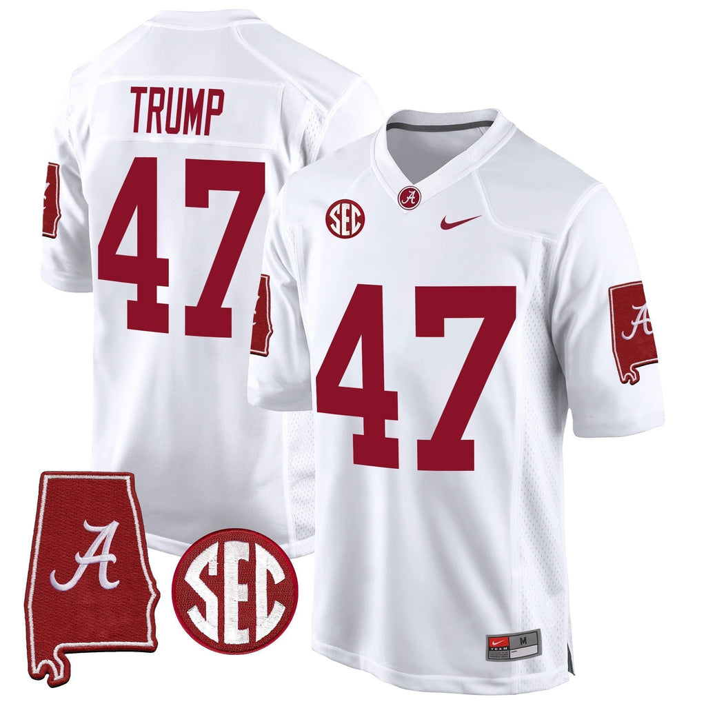 Men Alabama Crimson Tide 2024 Alabama Map Patch Game Jersey - All Stitched