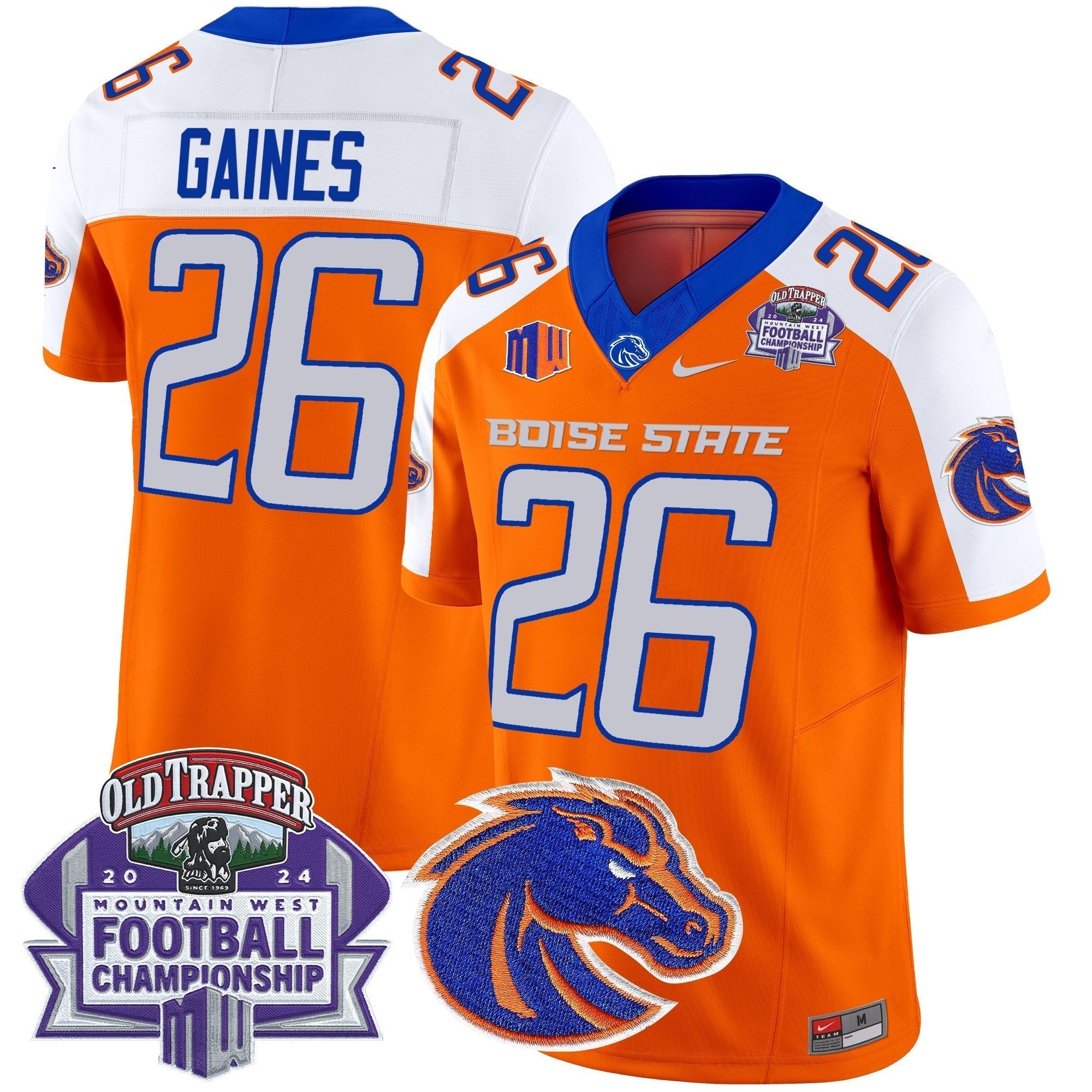 Men Boise State Broncos 2024 Championship Vapor Limited Jersey - All Stitched