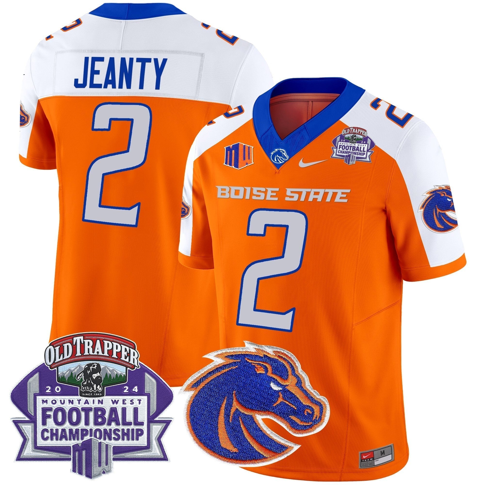 Men Boise State Broncos 2024 Championship Vapor Limited Jersey - All Stitched