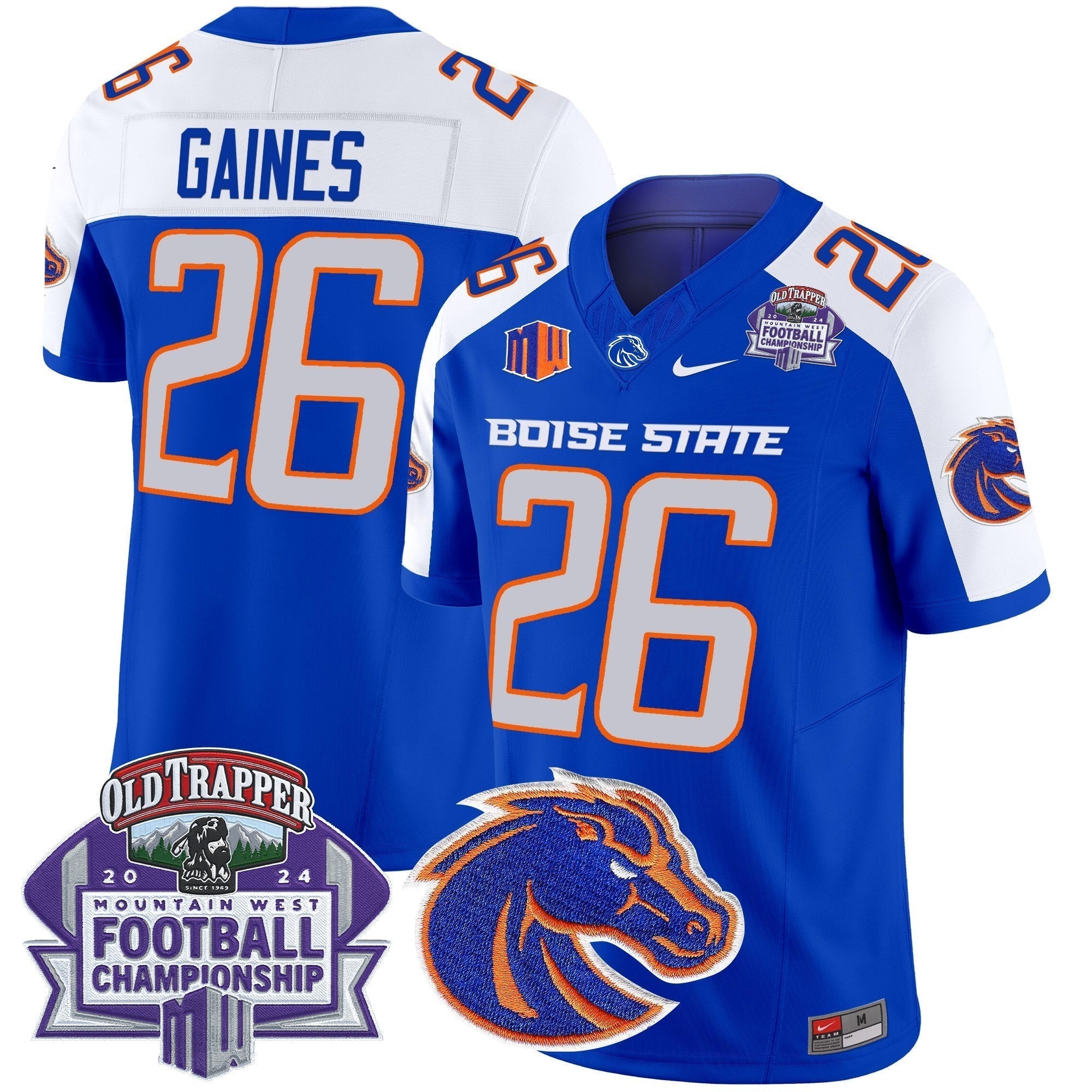 Men Boise State Broncos 2024 Championship Vapor Limited Jersey - All Stitched