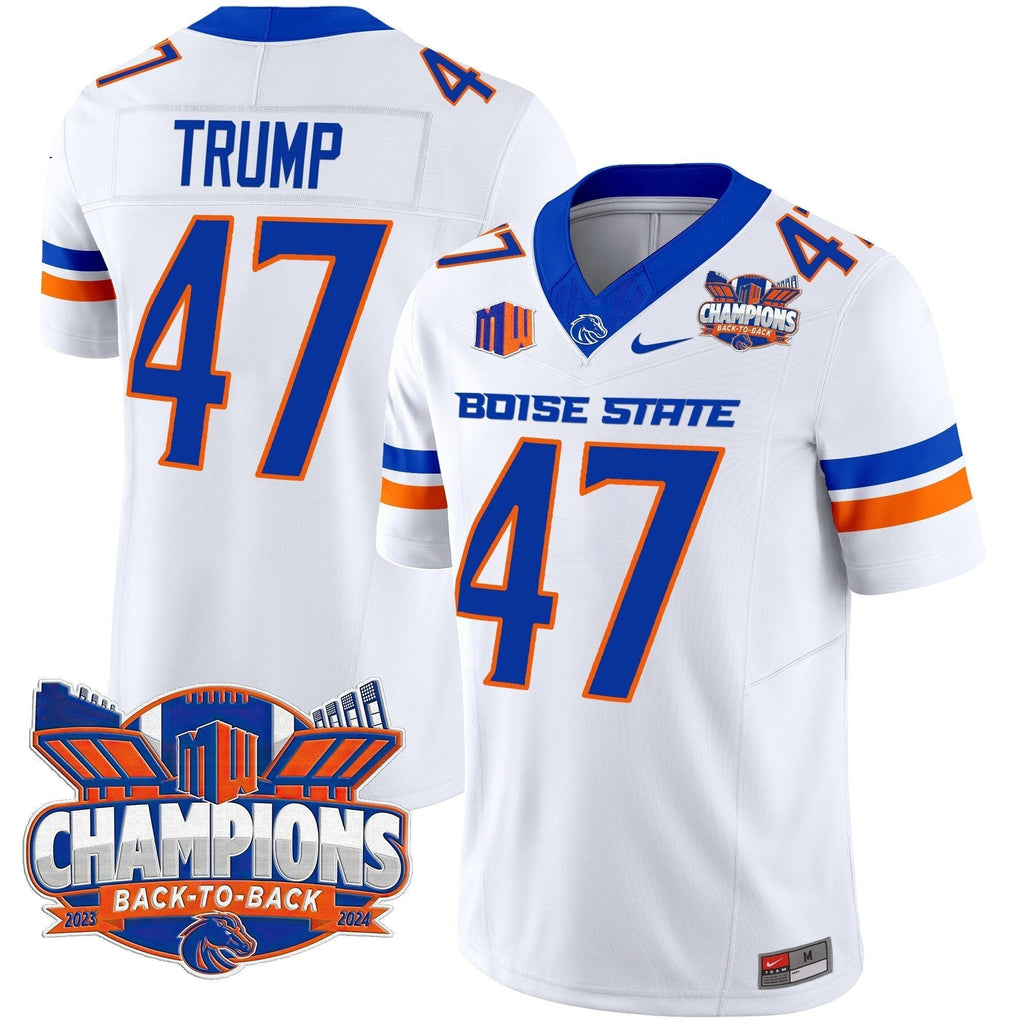 Men Boise State Broncos 2024 Back To Back Champions Vapor Limited Jersey - All Stitched