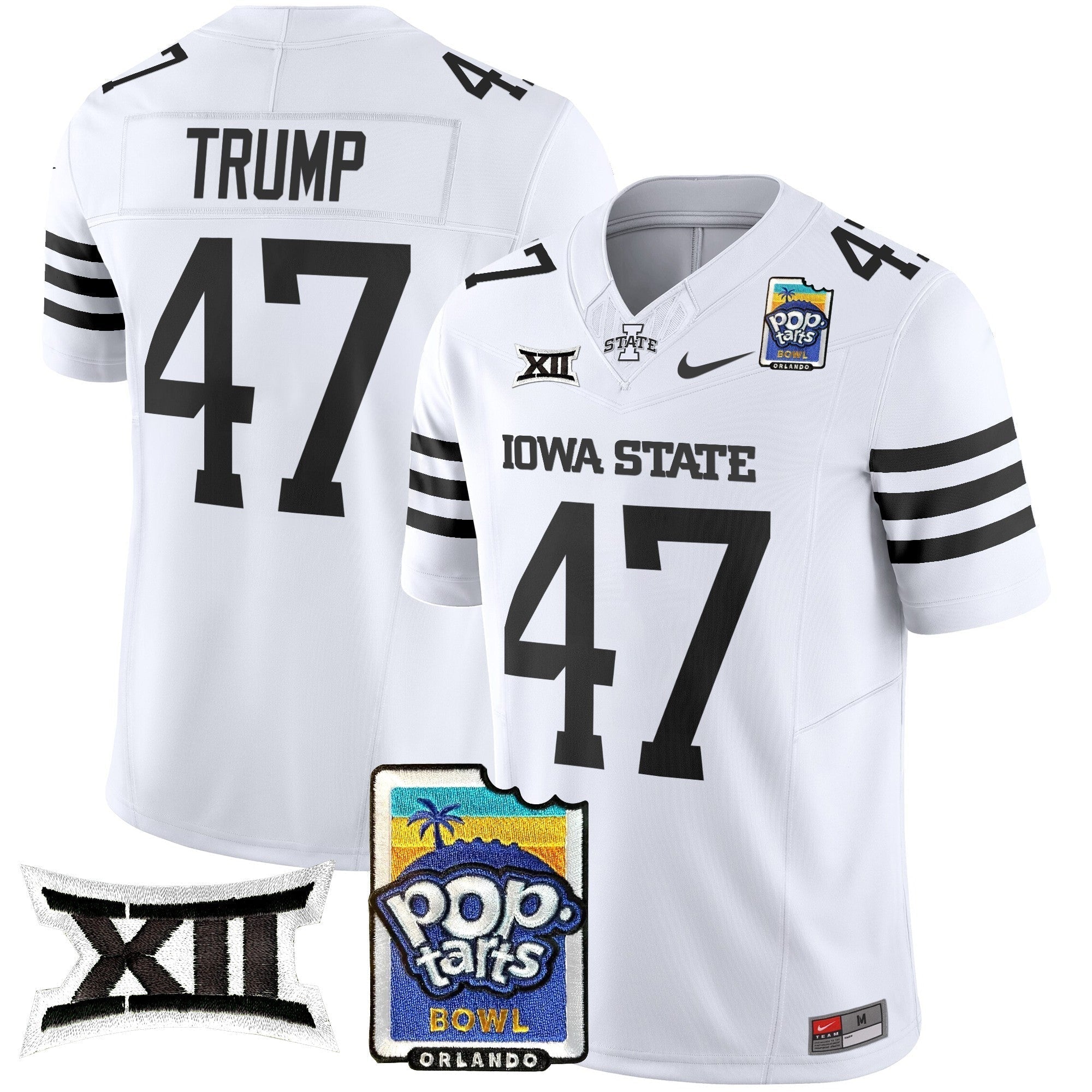 Men Iowa State Cyclones 2025 PopTarts Bowl Patch Vapor Limited Jersey - All Stitched