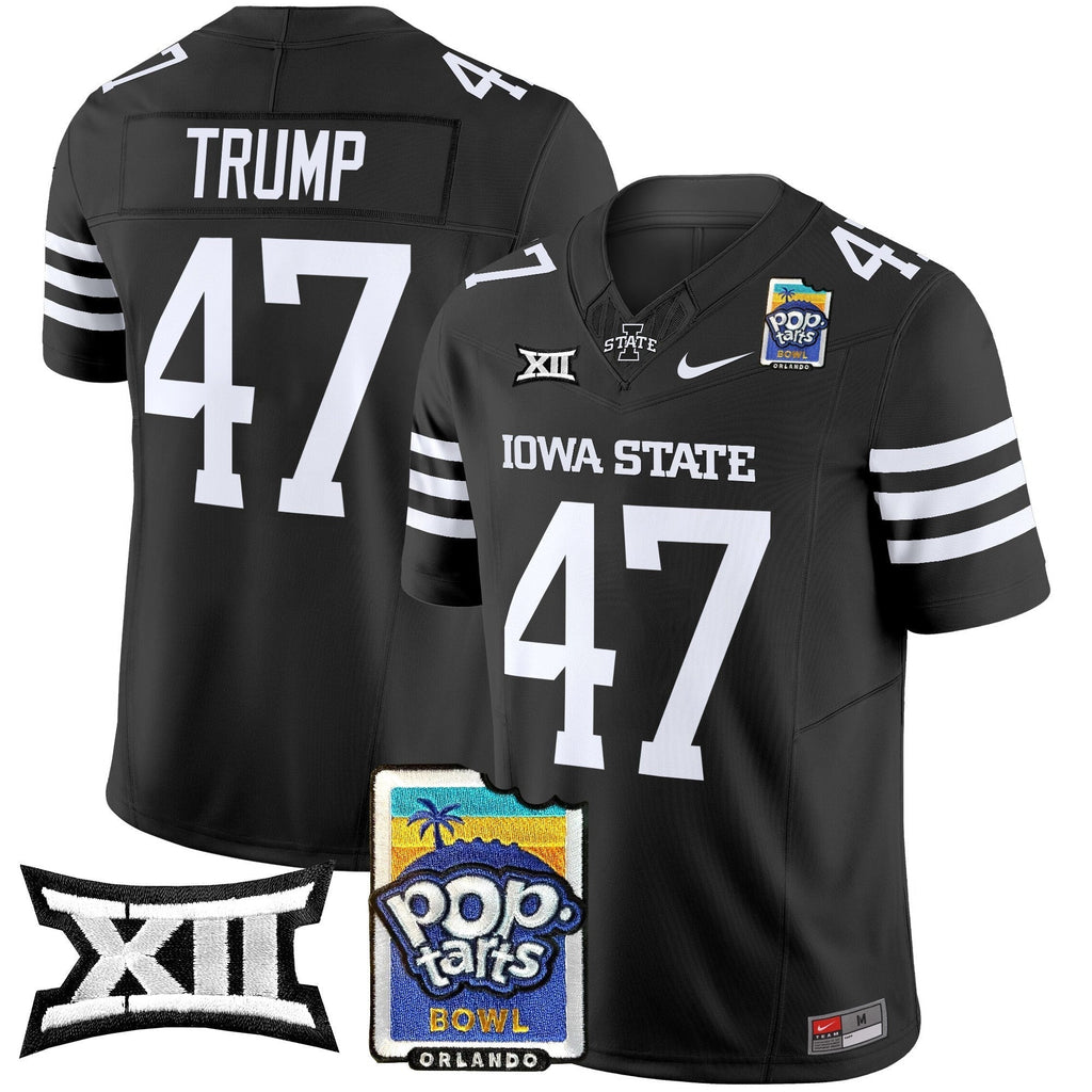 Men Iowa State Cyclones 2025 PopTarts Bowl Patch Vapor Limited Jersey - All Stitched