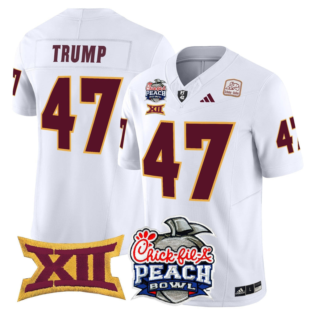 Men Arizona State Sun Devils 2025 Peach Bowl Vapor Limited Jersey - All Stitched