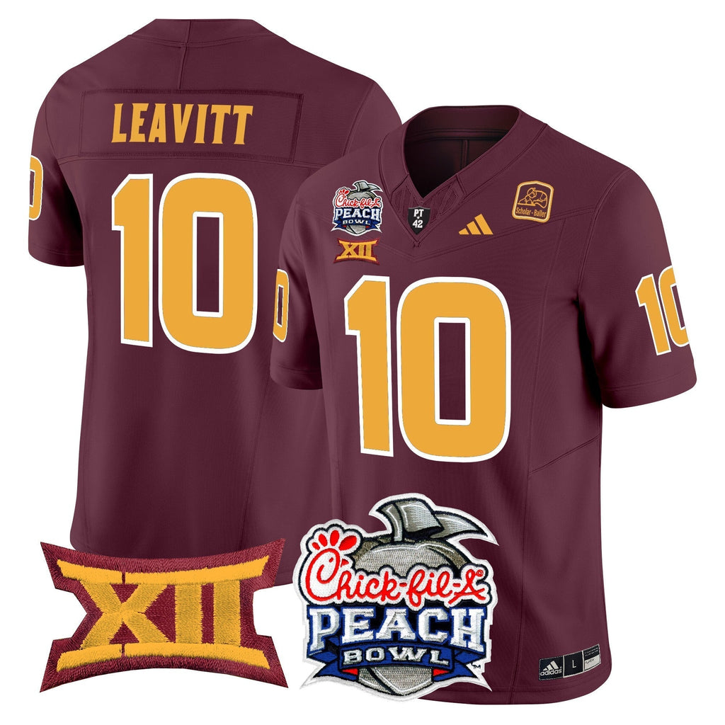 Men Arizona State Sun Devils 2025 Peach Bowl Vapor Limited Jersey - All Stitched