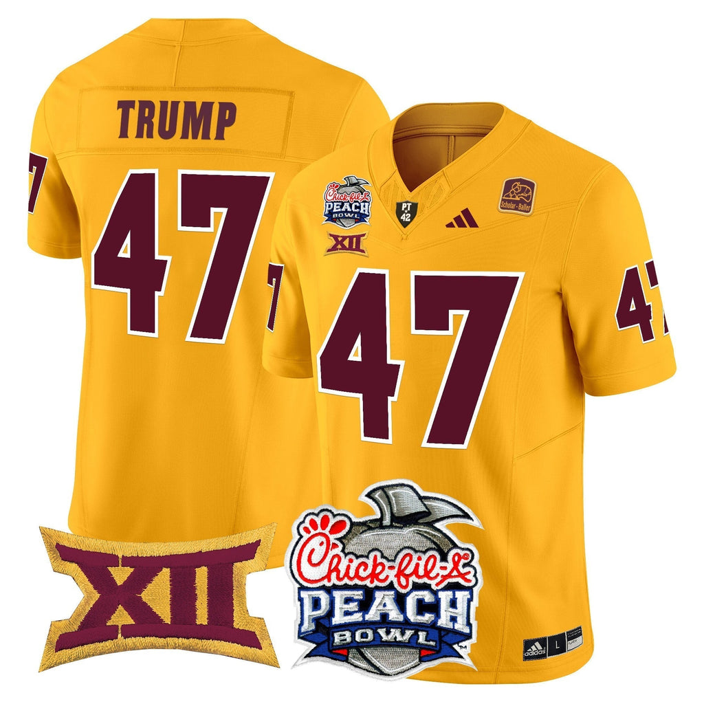Men Arizona State Sun Devils 2025 Peach Bowl Vapor Limited Jersey - All Stitched