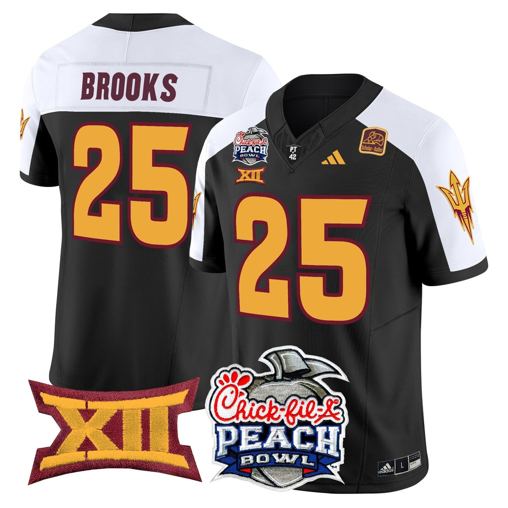 Men Arizona State Sun Devils 2025 Peach Bowl Vapor Limited Jersey - All Stitched