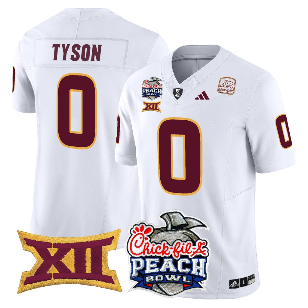 Men Arizona State Sun Devils 2025 Peach Bowl Vapor Limited Jersey - All Stitched