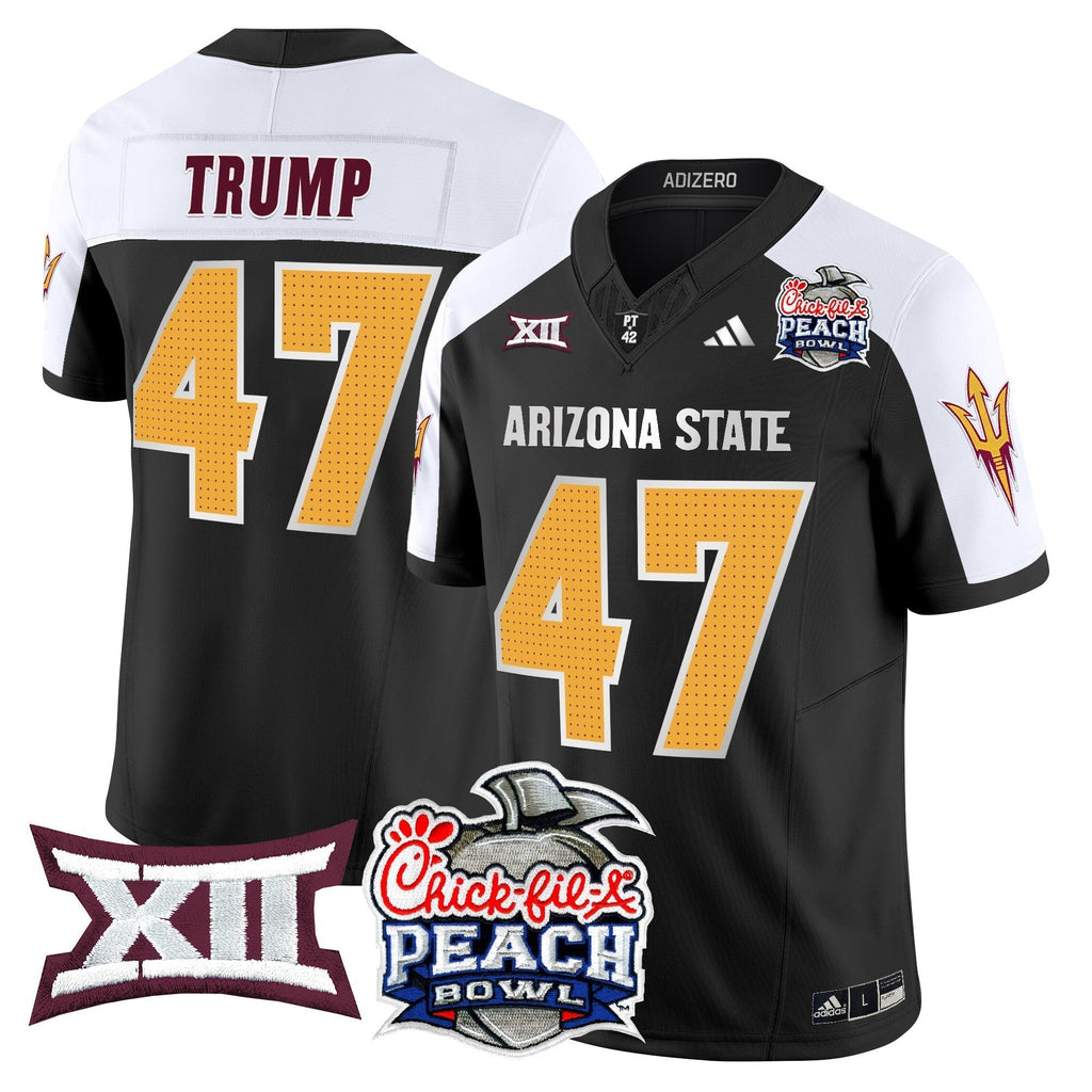 Men Arizona State Sun Devils 2025 Peach Bowl Vapor Limited Jersey - All Stitched