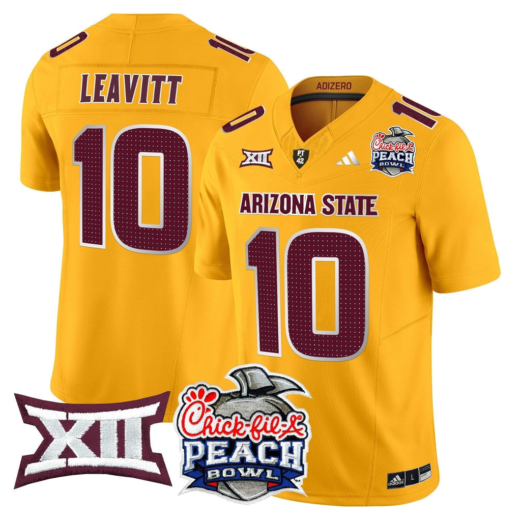 Men Arizona State Sun Devils 2025 Peach Bowl Vapor Limited Jersey - All Stitched