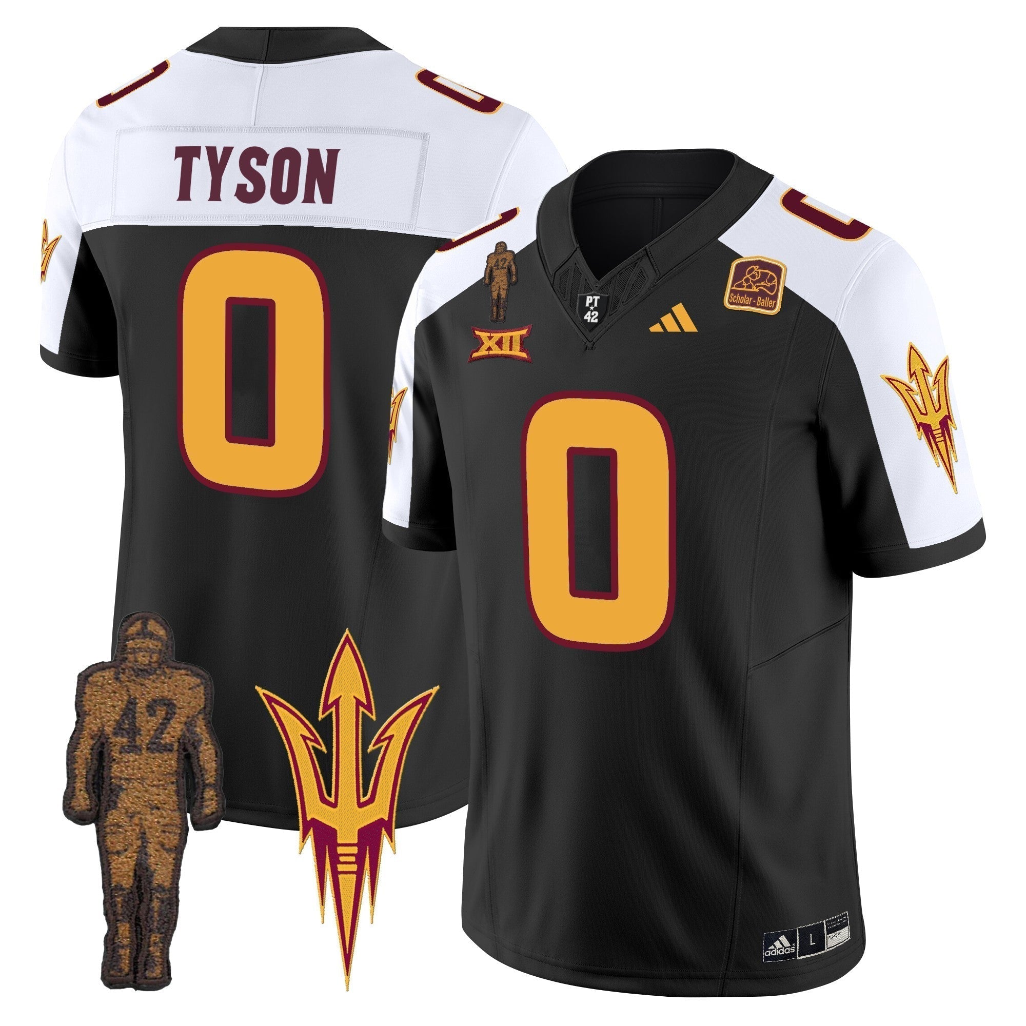 Men Arizona State Sun Devils 2024 Pat Tillman Honoring Patch Vapor Limited Jersey - All Stitched