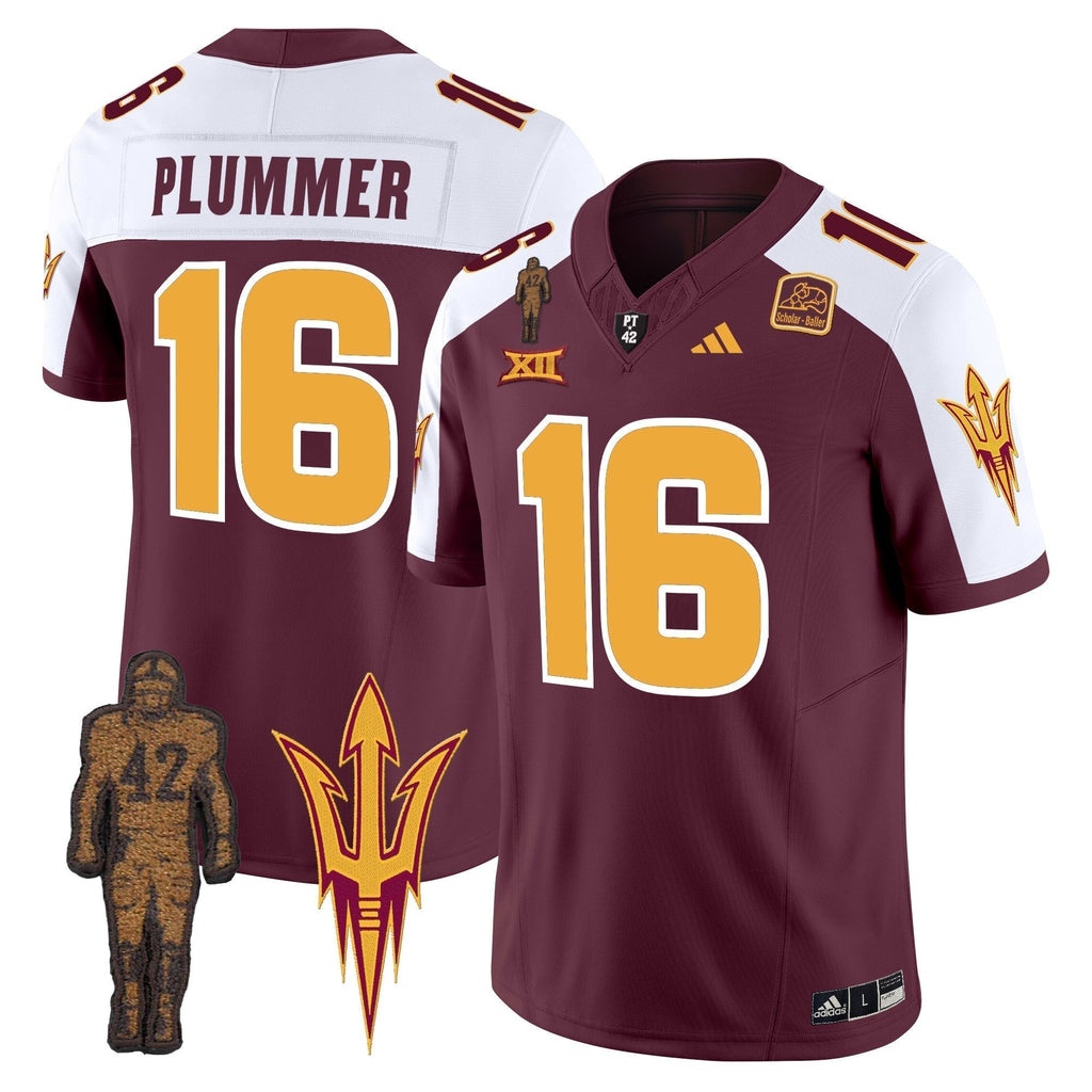 Men Arizona State Sun Devils 2024 Pat Tillman Honoring Patch Vapor Limited Jersey - All Stitched