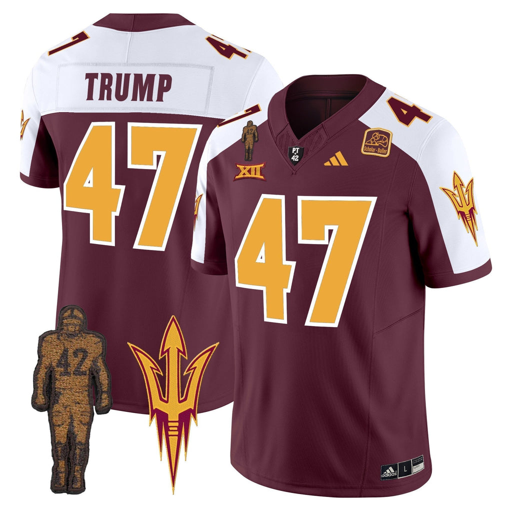 Men Arizona State Sun Devils 2024 Pat Tillman Honoring Patch Vapor Limited Jersey - All Stitched
