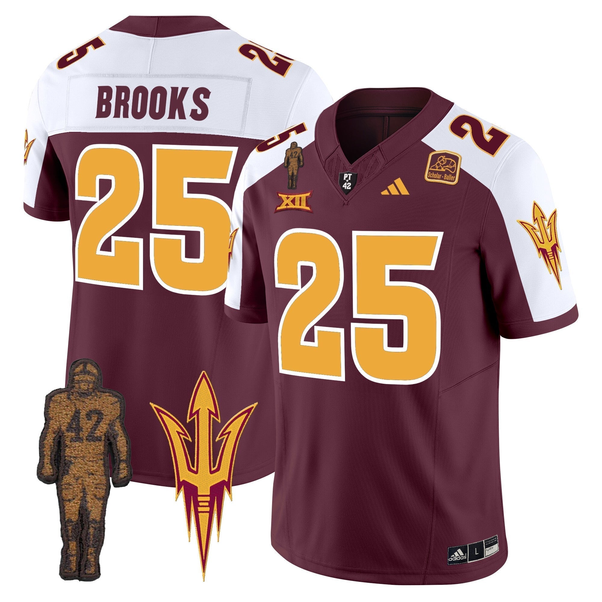 Men Arizona State Sun Devils 2024 Pat Tillman Honoring Patch Vapor Limited Jersey - All Stitched