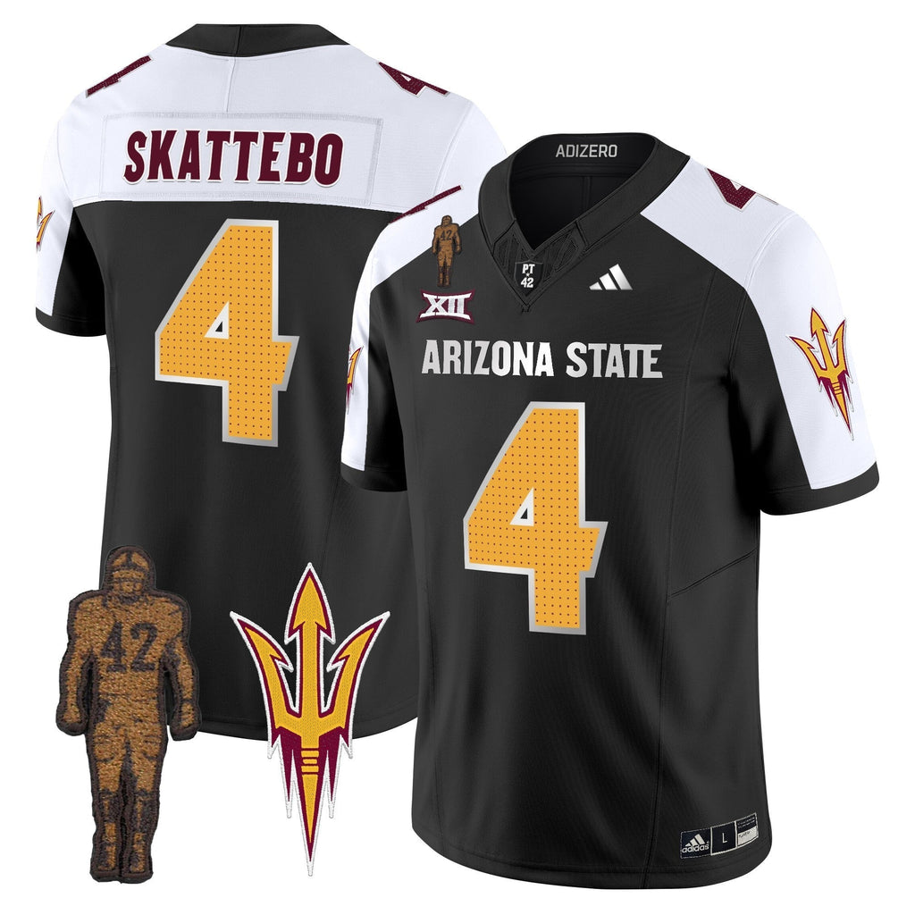 Men Arizona State Sun Devils 2024 Pat Tillman Honoring Patch Vapor Limited Jersey V2 - All Stitched