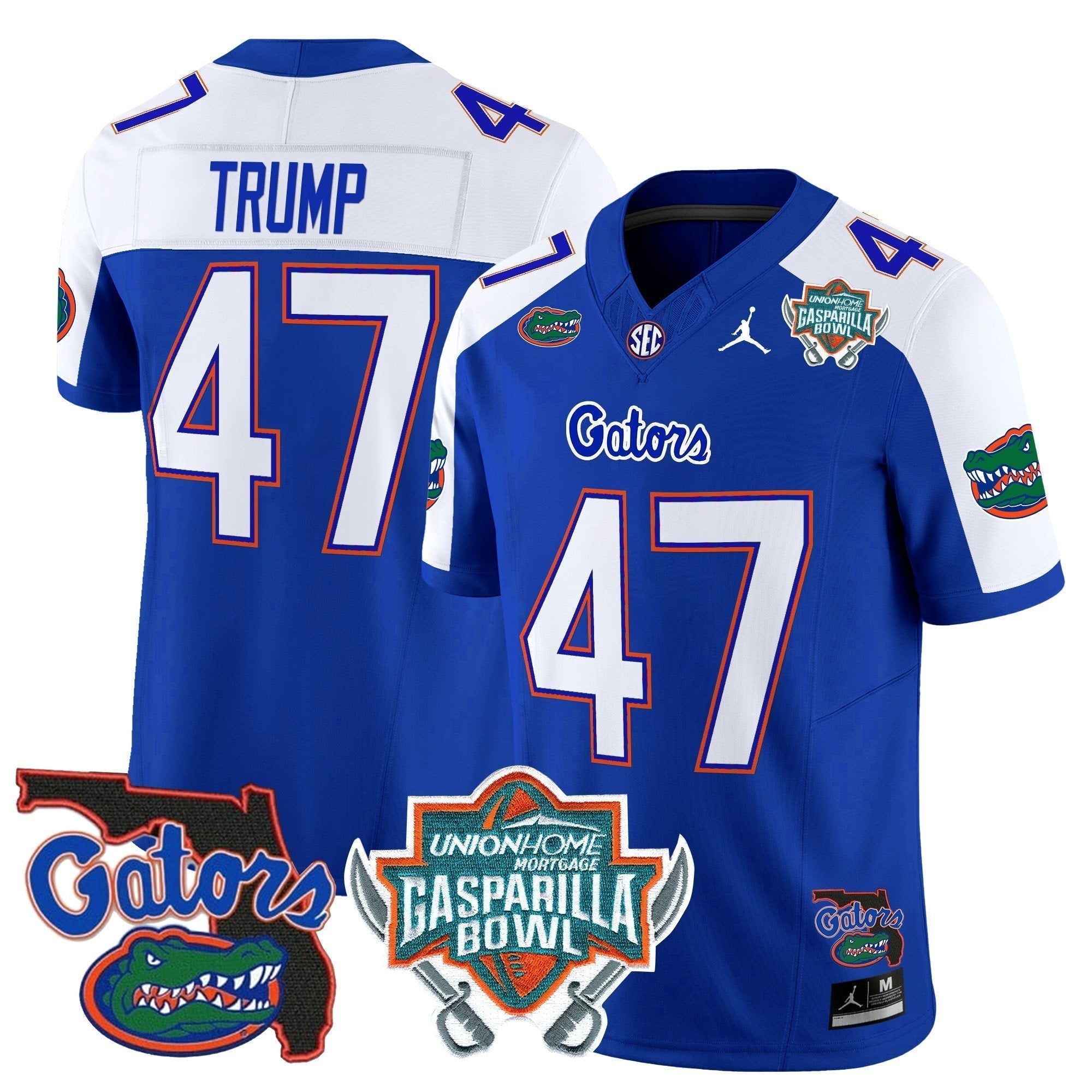 Men Florida Gators 2025 Gasparilla Bowl Patch Vapor Limited Jersey - All Stitched