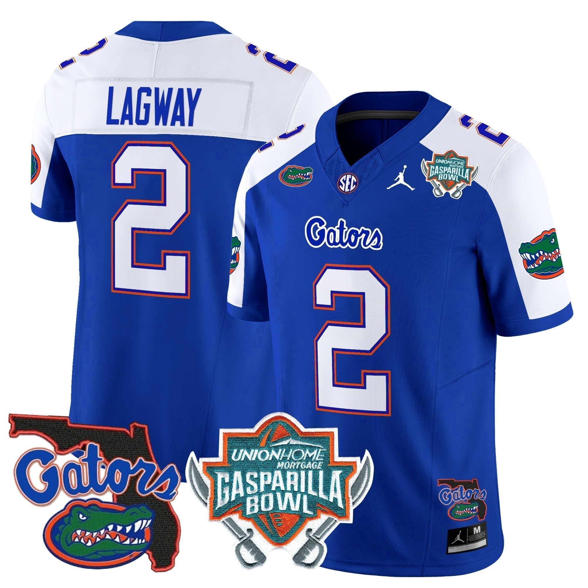 Men Florida Gators 2025 Gasparilla Bowl Patch Vapor Limited Jersey - All Stitched