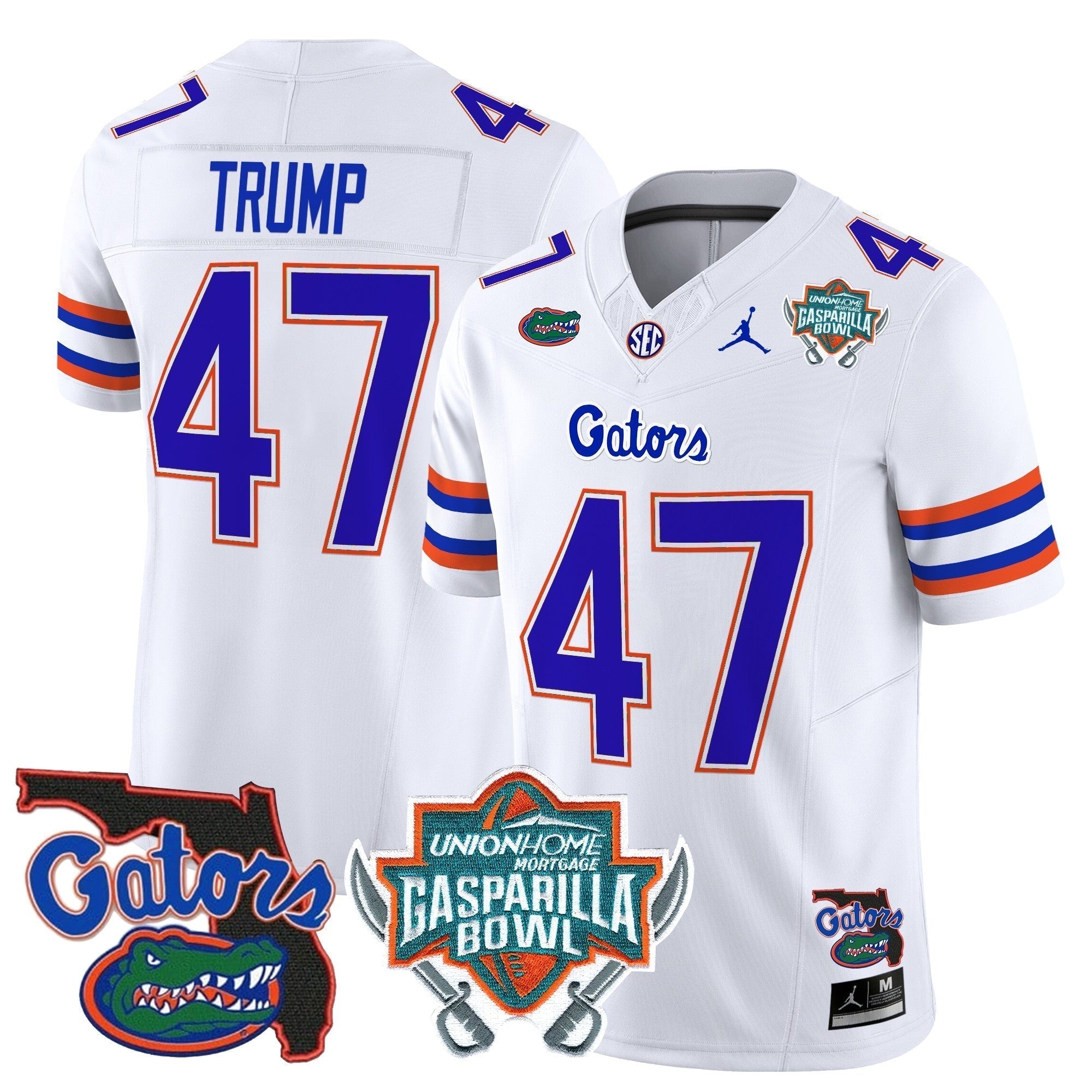 Men Florida Gators 2025 Gasparilla Bowl Patch Vapor Limited Jersey - All Stitched