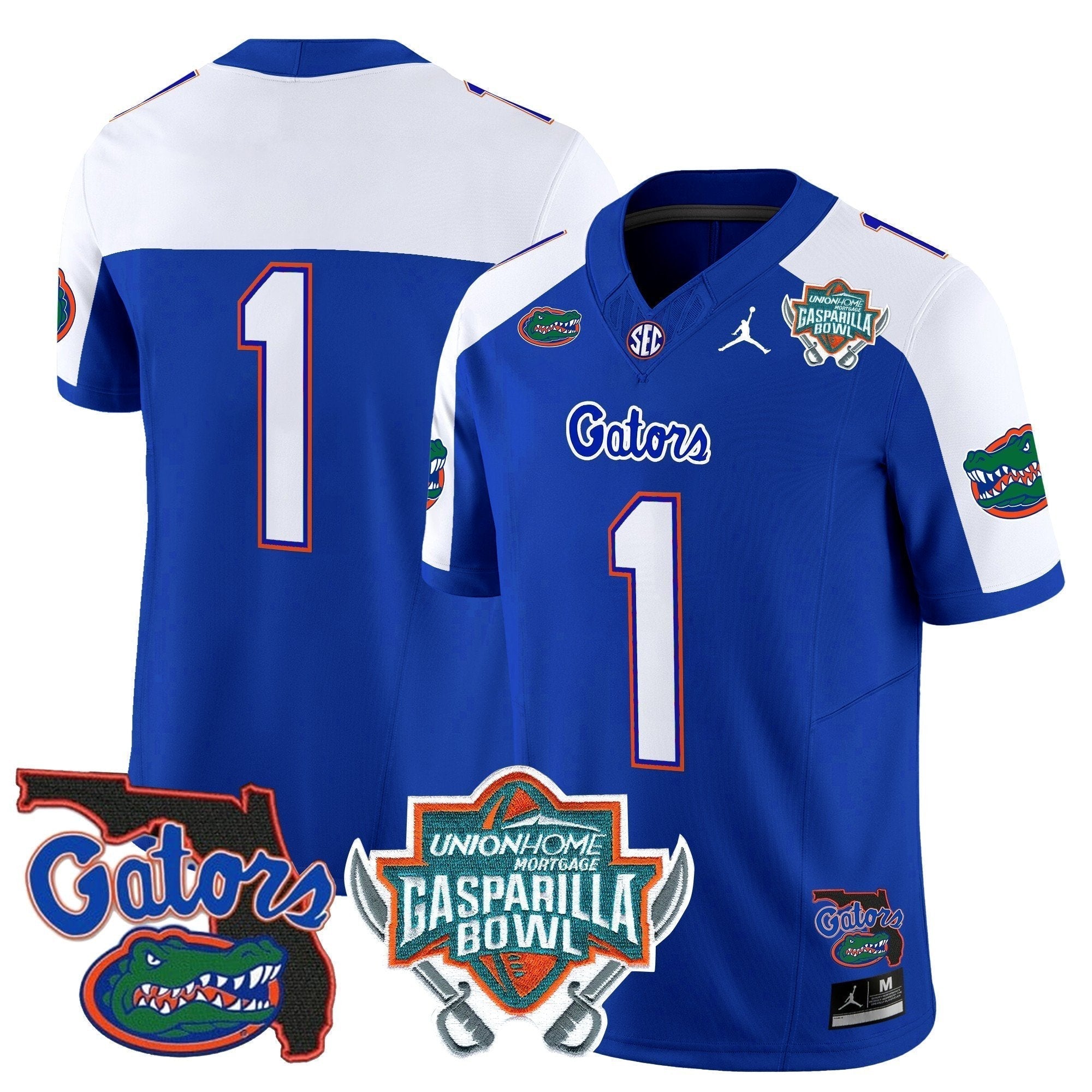 Men Florida Gators 2025 Gasparilla Bowl Patch Vapor Limited Jersey - All Stitched
