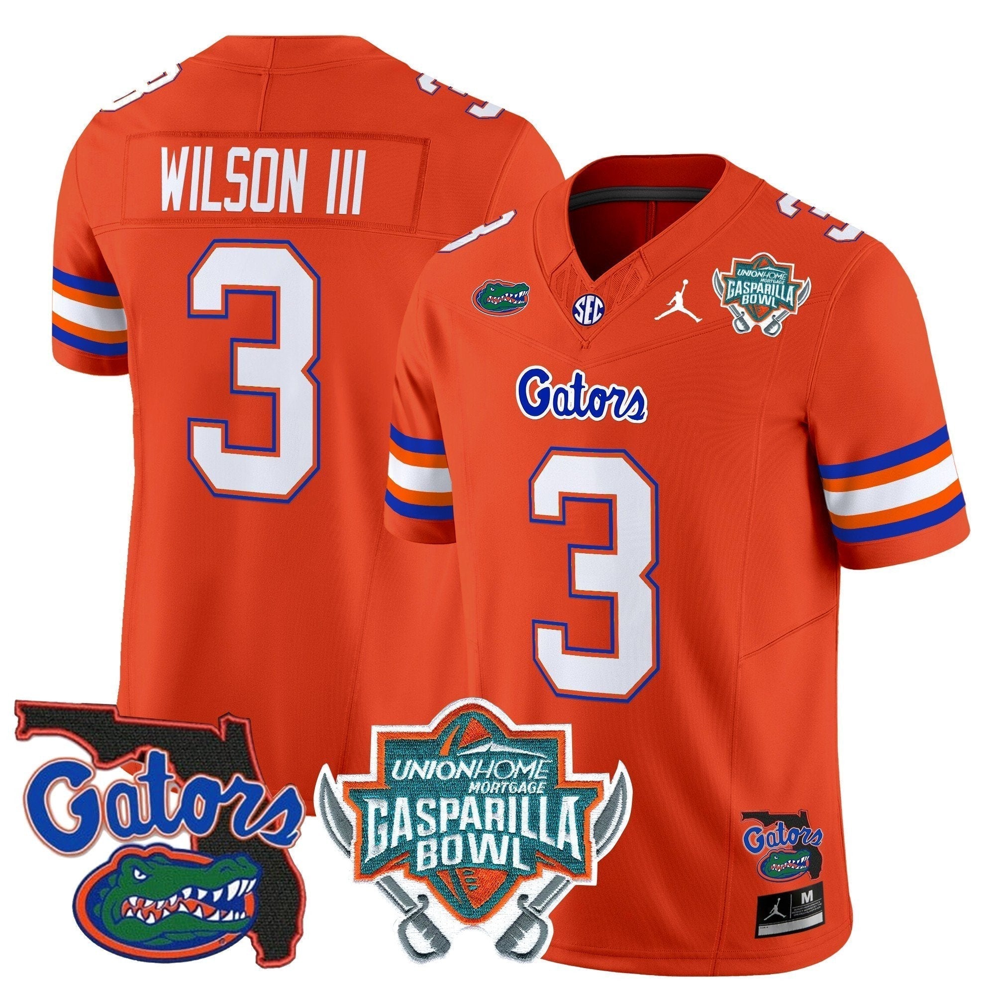 Men Florida Gators 2025 Gasparilla Bowl Patch Vapor Limited Jersey - All Stitched