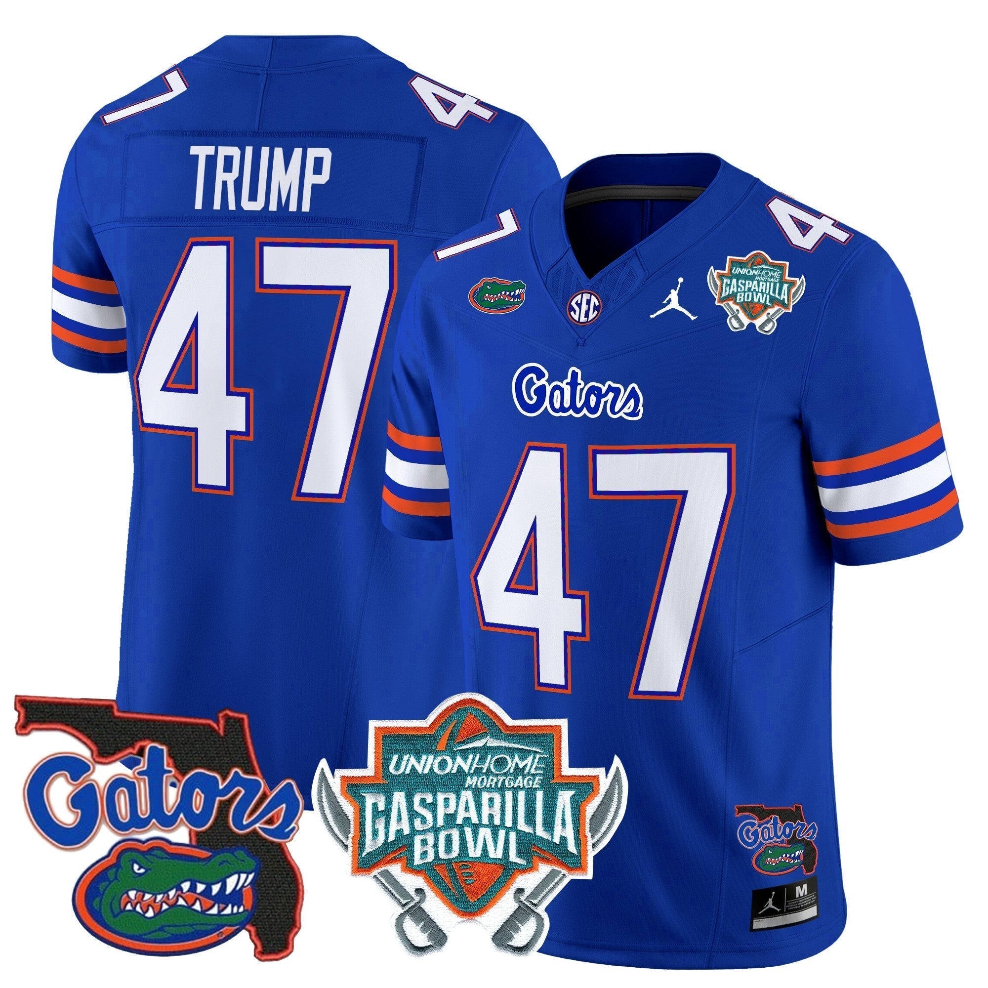 Men Florida Gators 2025 Gasparilla Bowl Patch Vapor Limited Jersey - All Stitched