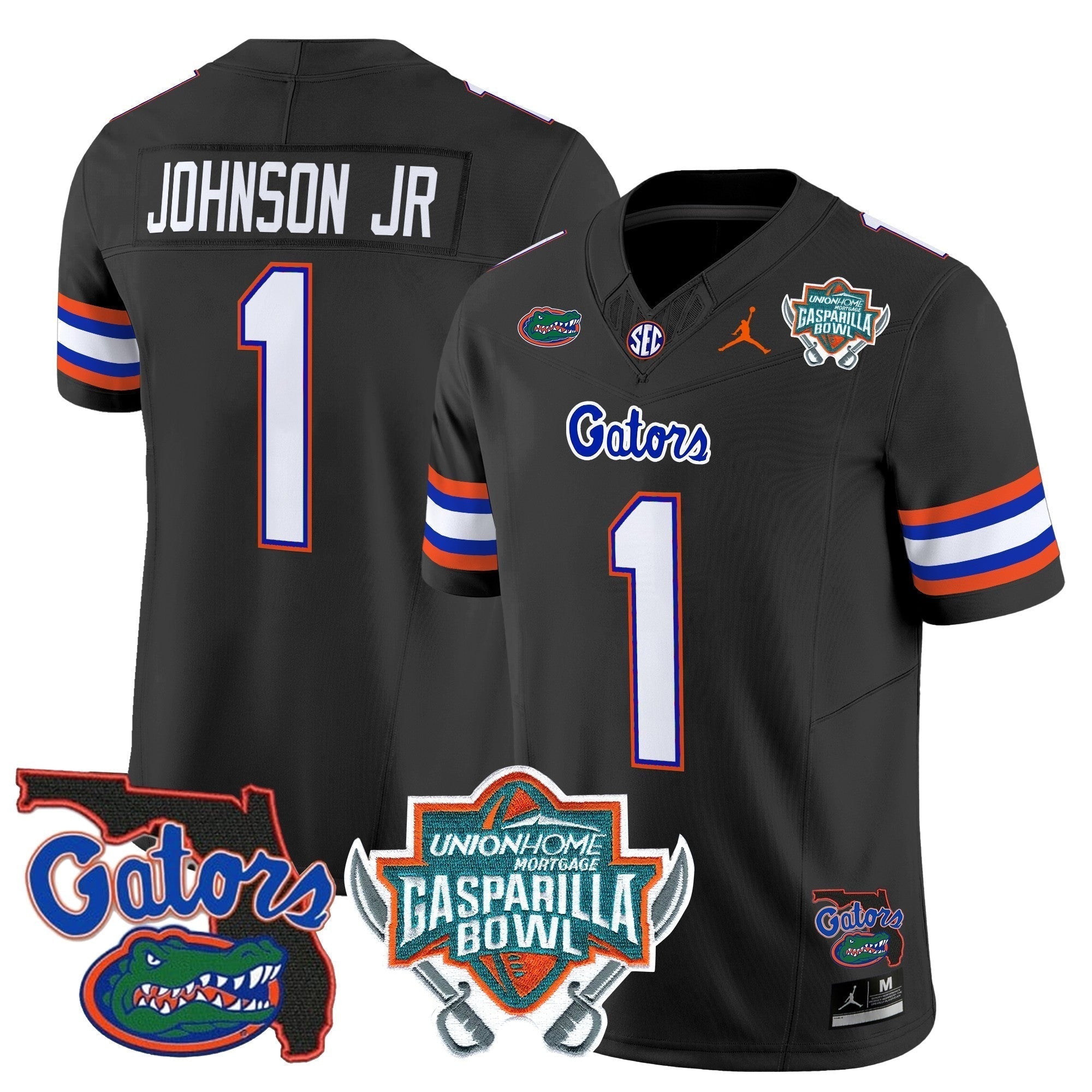 Men Florida Gators 2025 Gasparilla Bowl Patch Vapor Limited Jersey - All Stitched