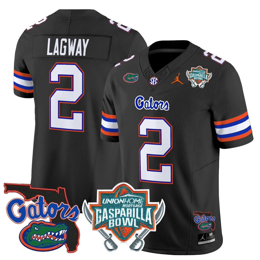 Men Florida Gators 2025 Gasparilla Bowl Patch Vapor Limited Jersey - All Stitched