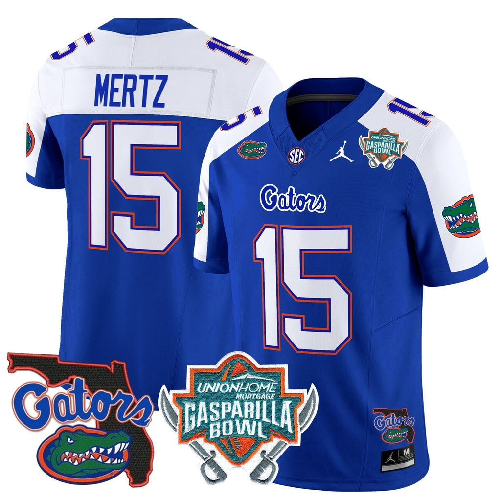 Men Florida Gators 2025 Gasparilla Bowl Patch Vapor Limited Jersey - All Stitched