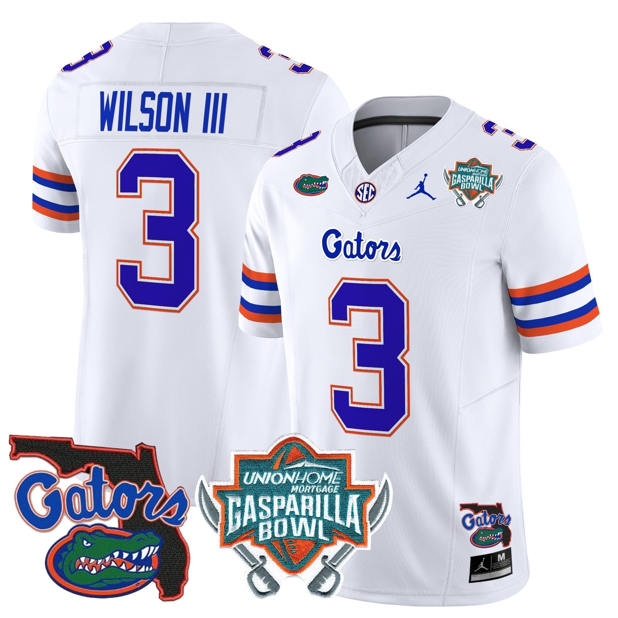 Men Florida Gators 2025 Gasparilla Bowl Patch Vapor Limited Jersey - All Stitched