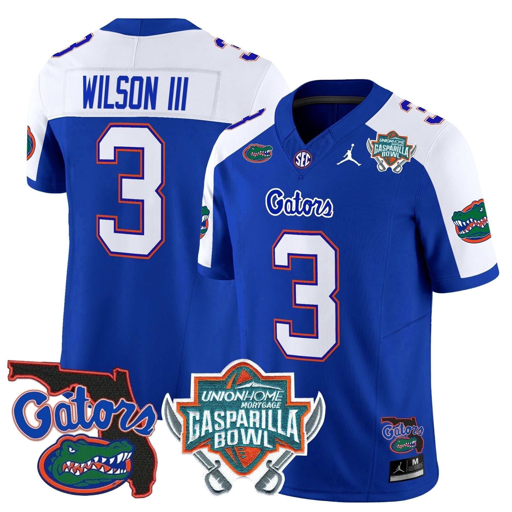 Men Florida Gators 2025 Gasparilla Bowl Patch Vapor Limited Jersey - All Stitched