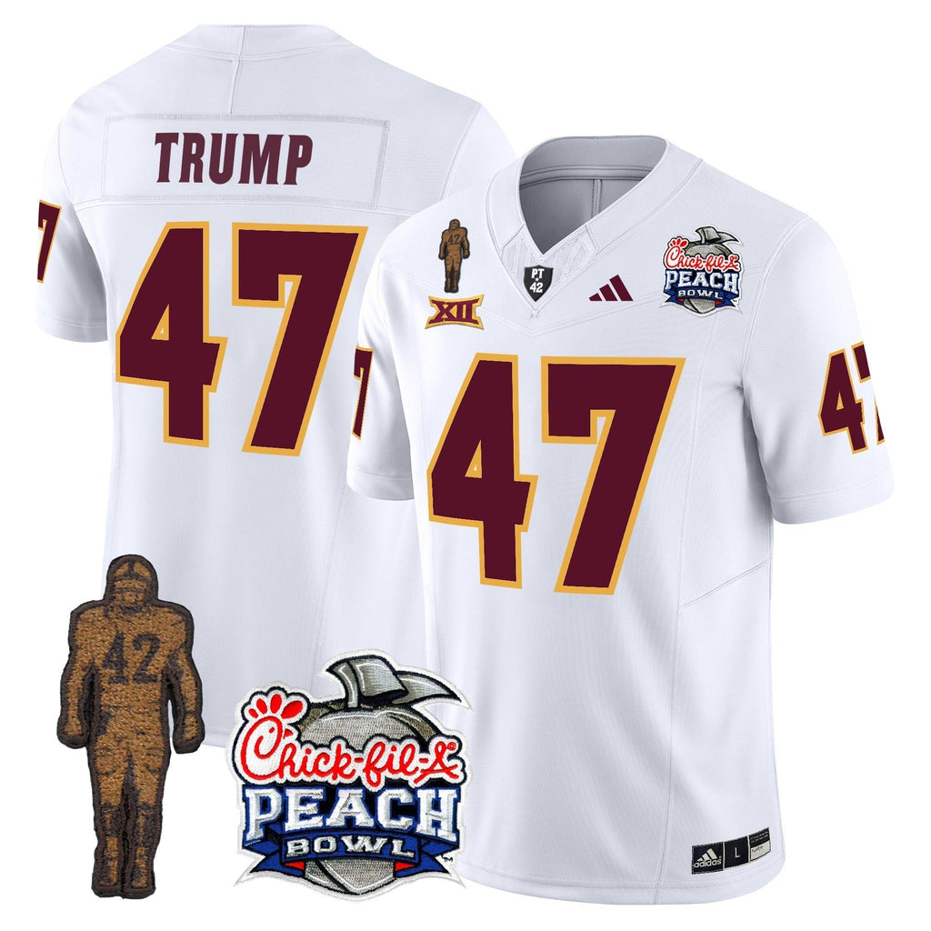 Men Sun Devils Pat Tillman & Peach Bowl Patch Vapor Limited Jersey - All Stitched