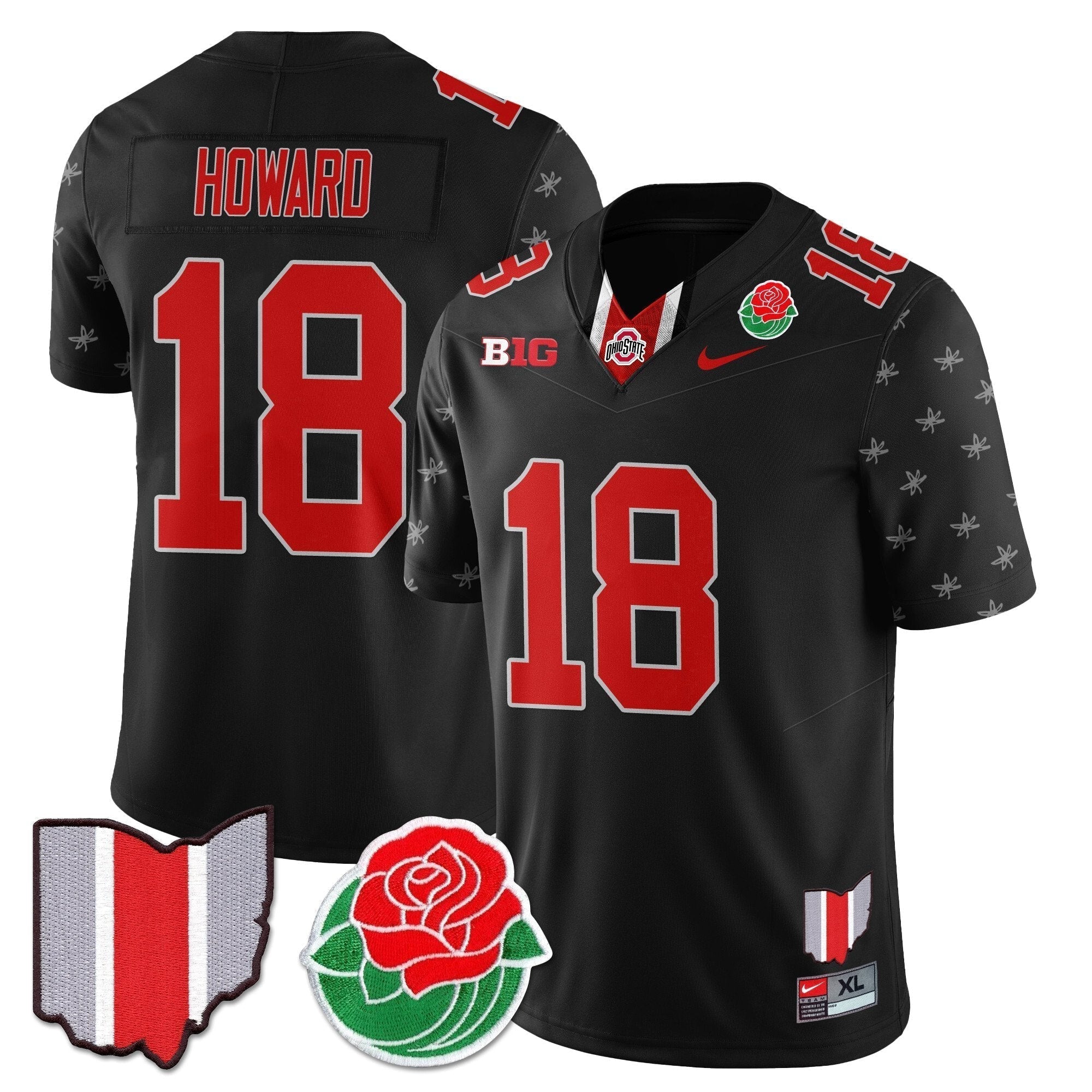 Men Ohio State Buckeyes 2024 Rose Bowl Jersey - All Stitched