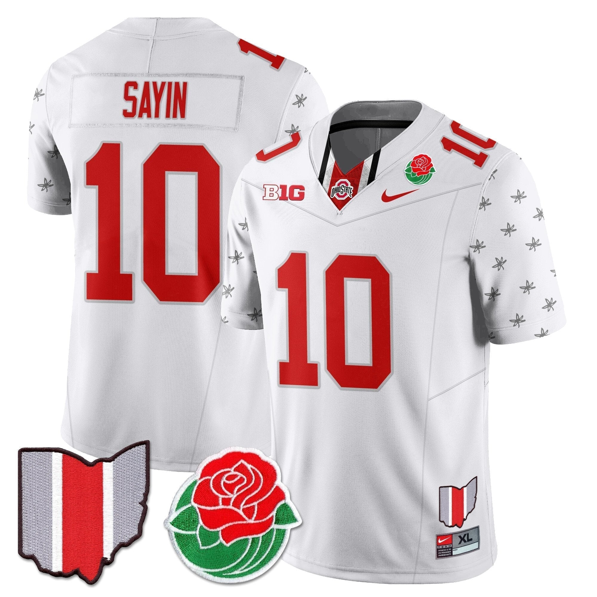 Men Ohio State Buckeyes 2024 Rose Bowl Jersey - All Stitched