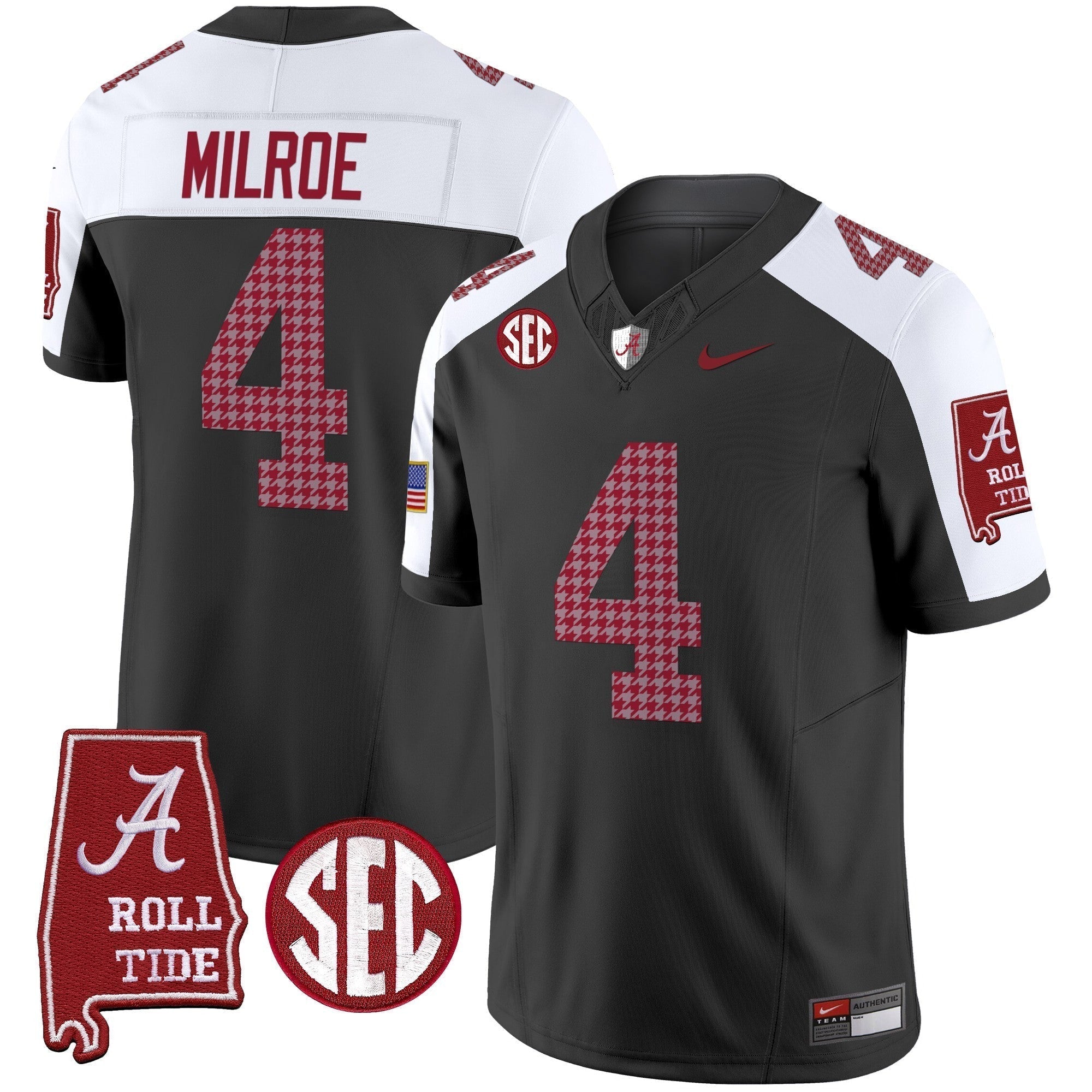 Men Alabama Crimson Tide Pro Combat Vapor Limited Jersey - All Stitched
