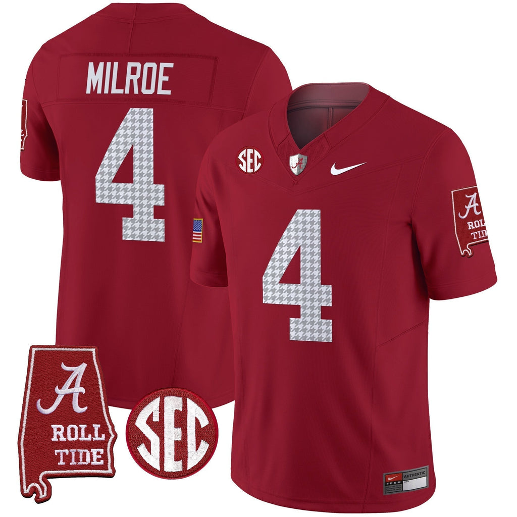 Men Alabama Crimson Tide Pro Combat Vapor Limited Jersey - All Stitched