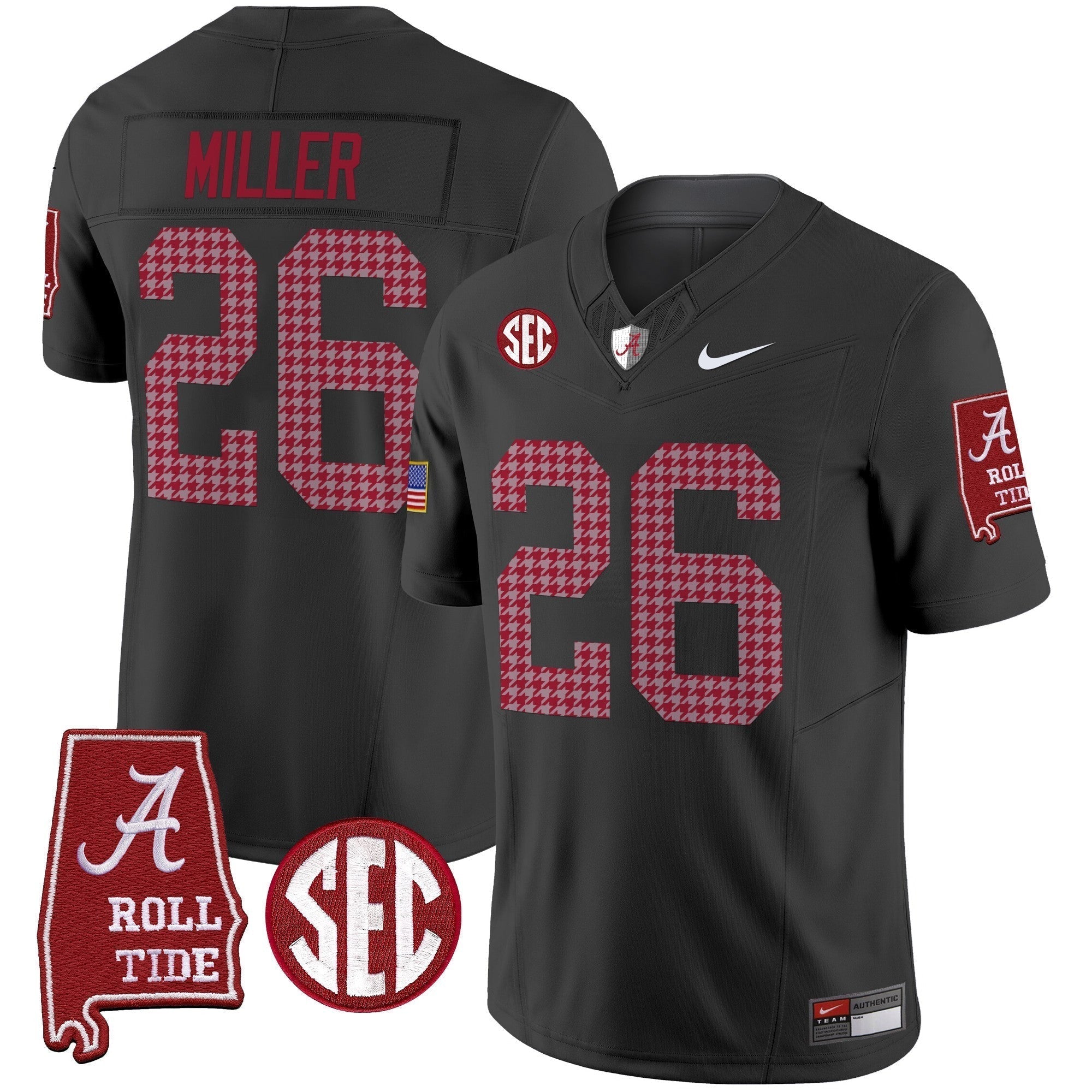 Men Alabama Crimson Tide Pro Combat Vapor Limited Jersey - All Stitched