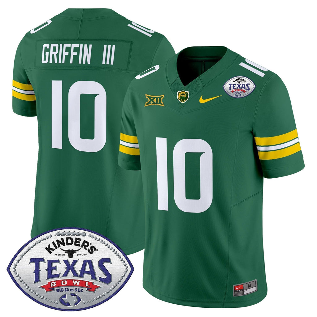 Men Baylor Bears 2024 Texas Bowl Vapor Limited Jersey - All Stitched