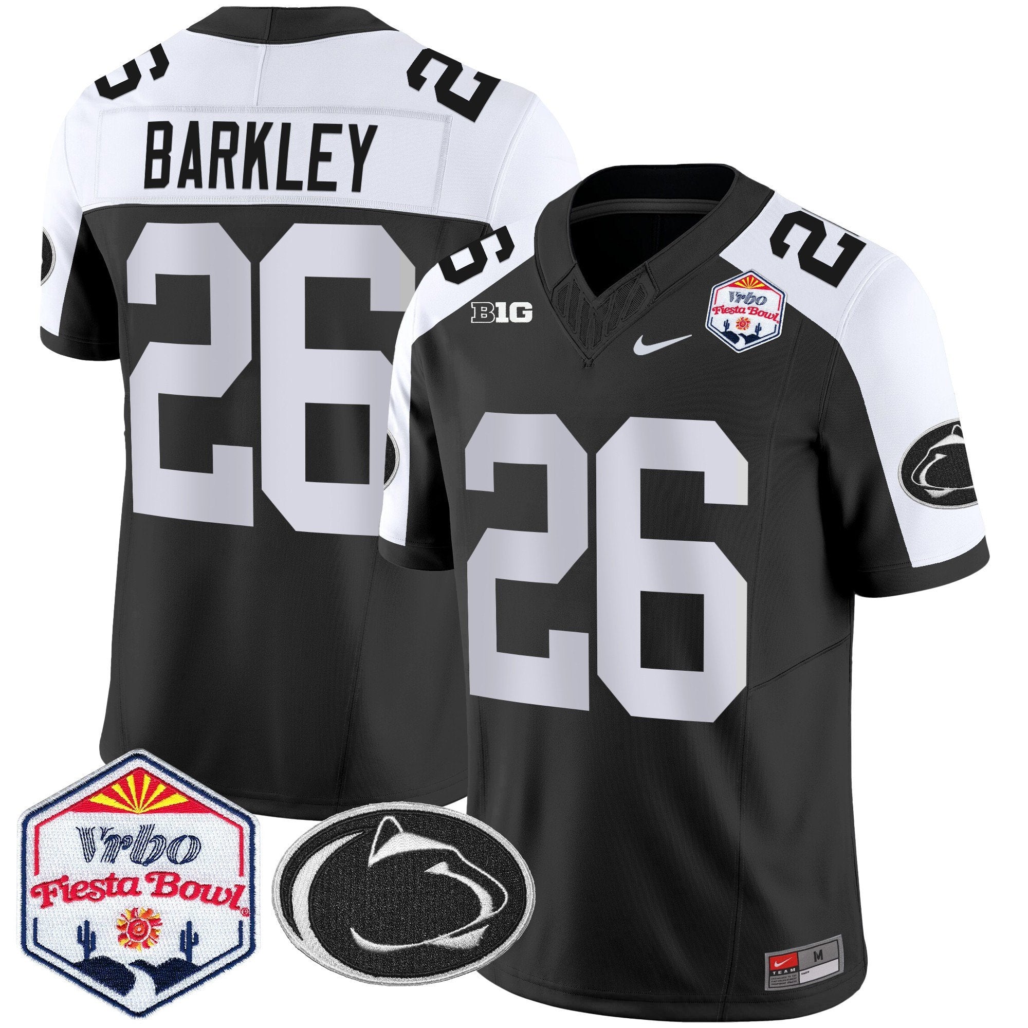 Men Penn State Nittany Lions 2024 The Fiesta Bowl Patch Vapor Limited Jersey - All Stitched