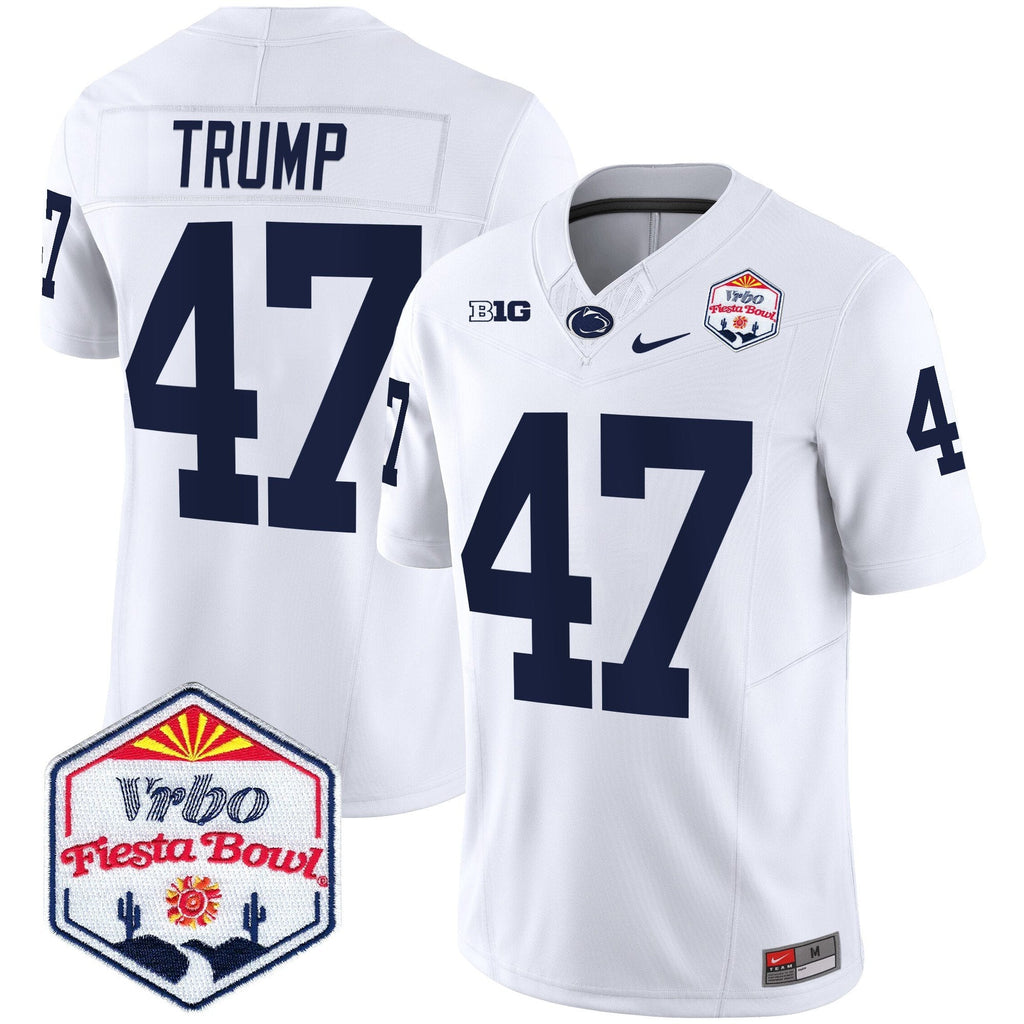 Men Penn State Nittany Lions 2024 The Fiesta Bowl Patch Vapor Limited Jersey - All Stitched