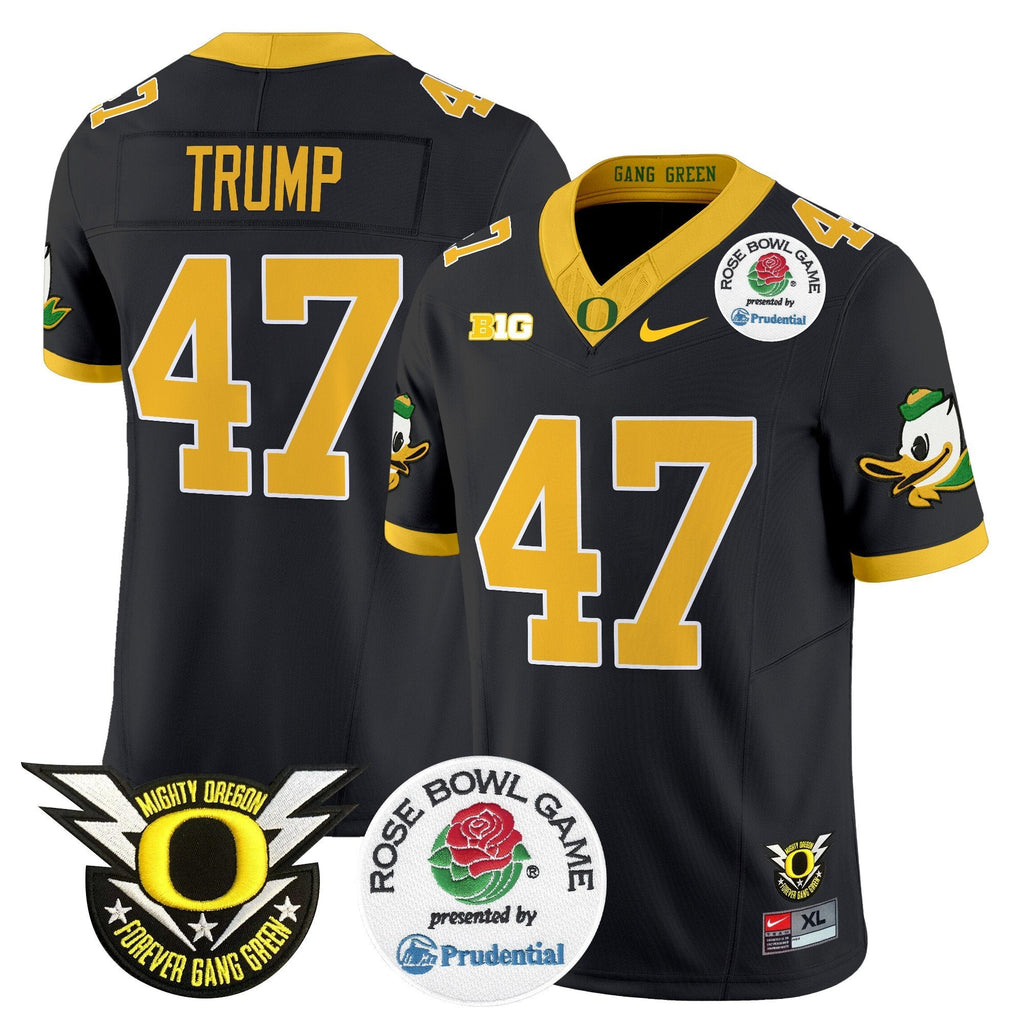 Men Oregon Ducks 2024 Rose Bowl Vapor Limited Jersey - All Stitched