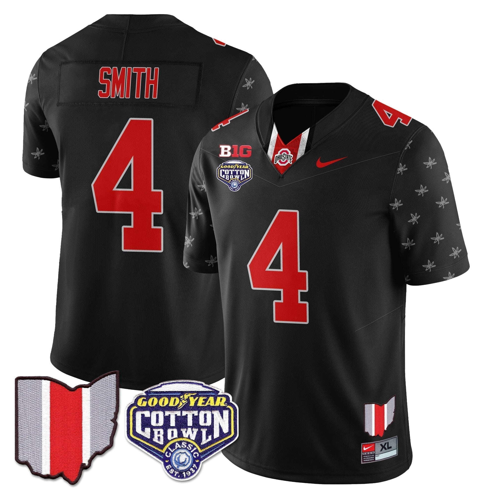Men Ohio State Buckeyes 2024 Cotton Bowl Classic Jersey - All Stitched