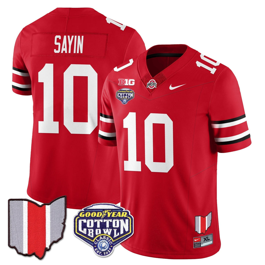 Men Ohio State Buckeyes 2024 Cotton Bowl Classic Jersey - All Stitched