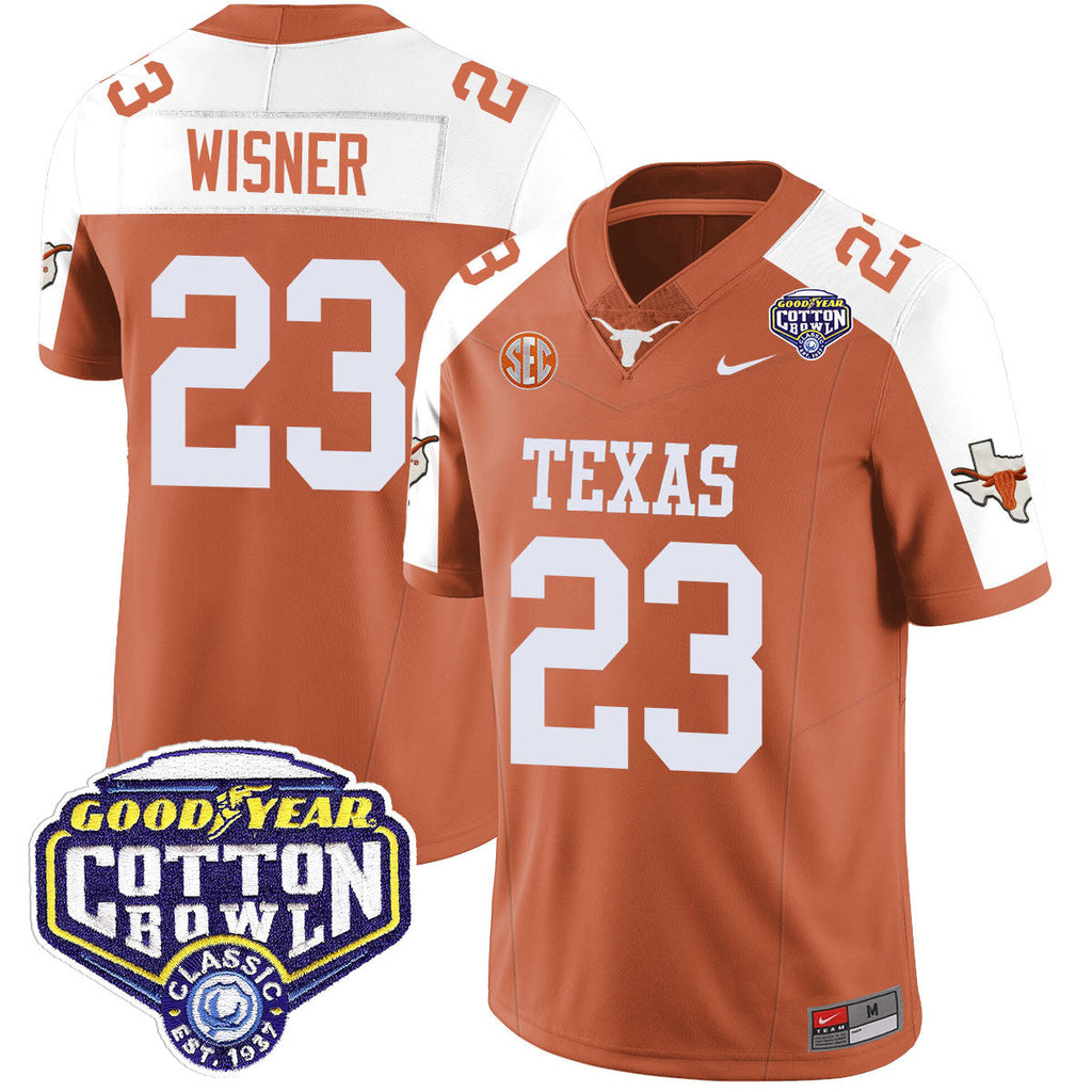 Men Texas Longhorns 2024 Cotton Bowl Classic Jersey - All Stitched