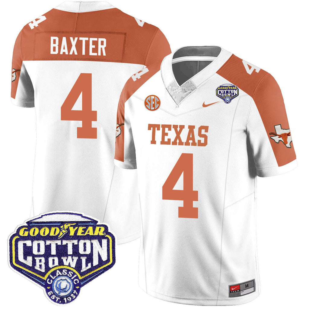 Men Texas Longhorns 2024 Cotton Bowl Classic Jersey - All Stitched
