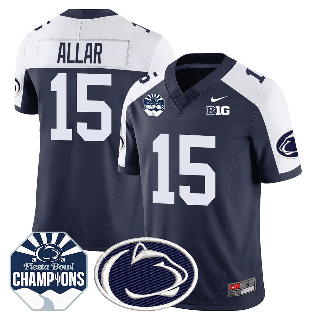 Men Penn State Nittany Lions 2024 Fiesta Bowl Champions Jersey - All Stitched